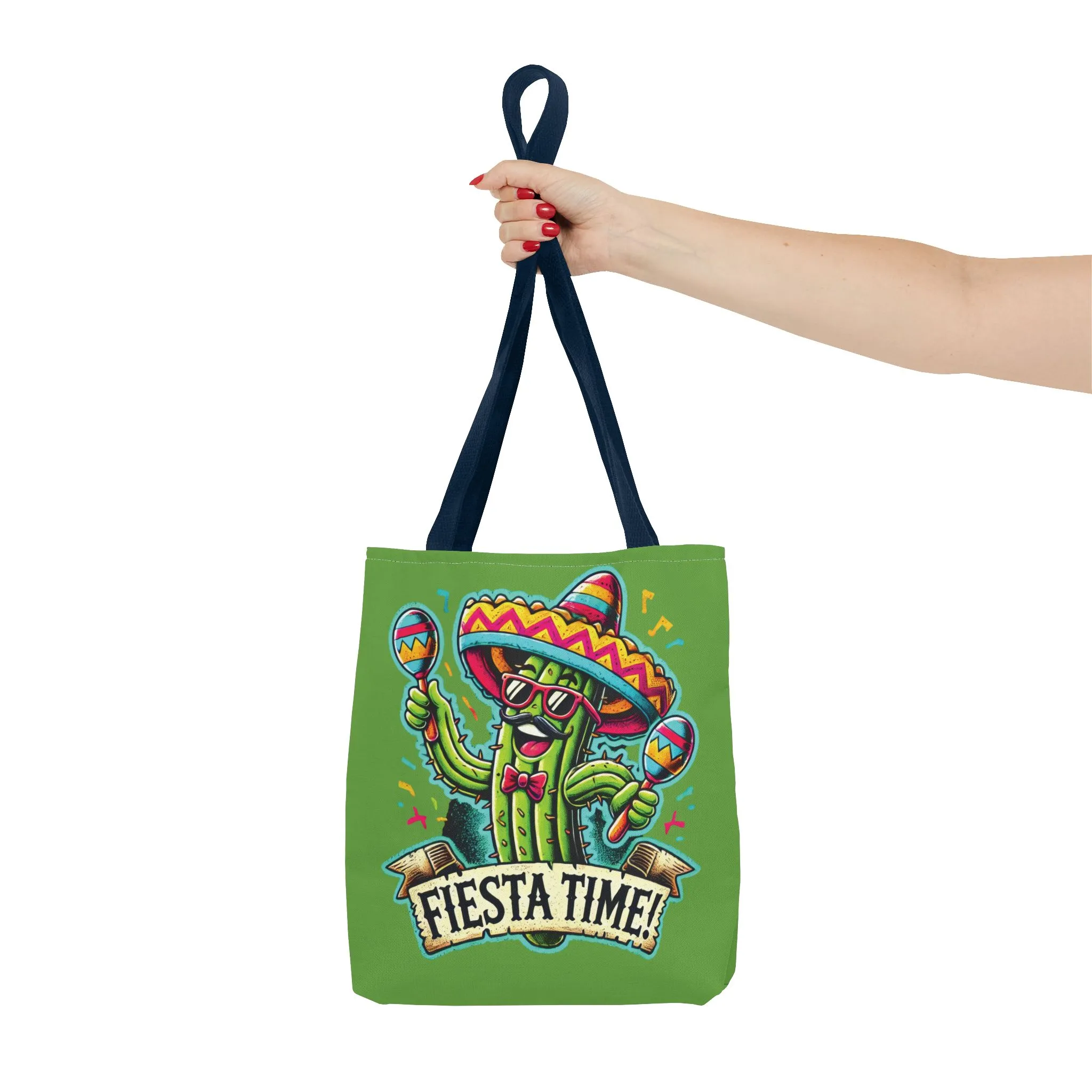 Fiesta Time Cactus Tote Bag, Funny Mexican Party Gift, Sombrero Maracas Print, Cinco de Mayo Bag, Summer Festival Tote, Beach Bag, Shopping - Image 28