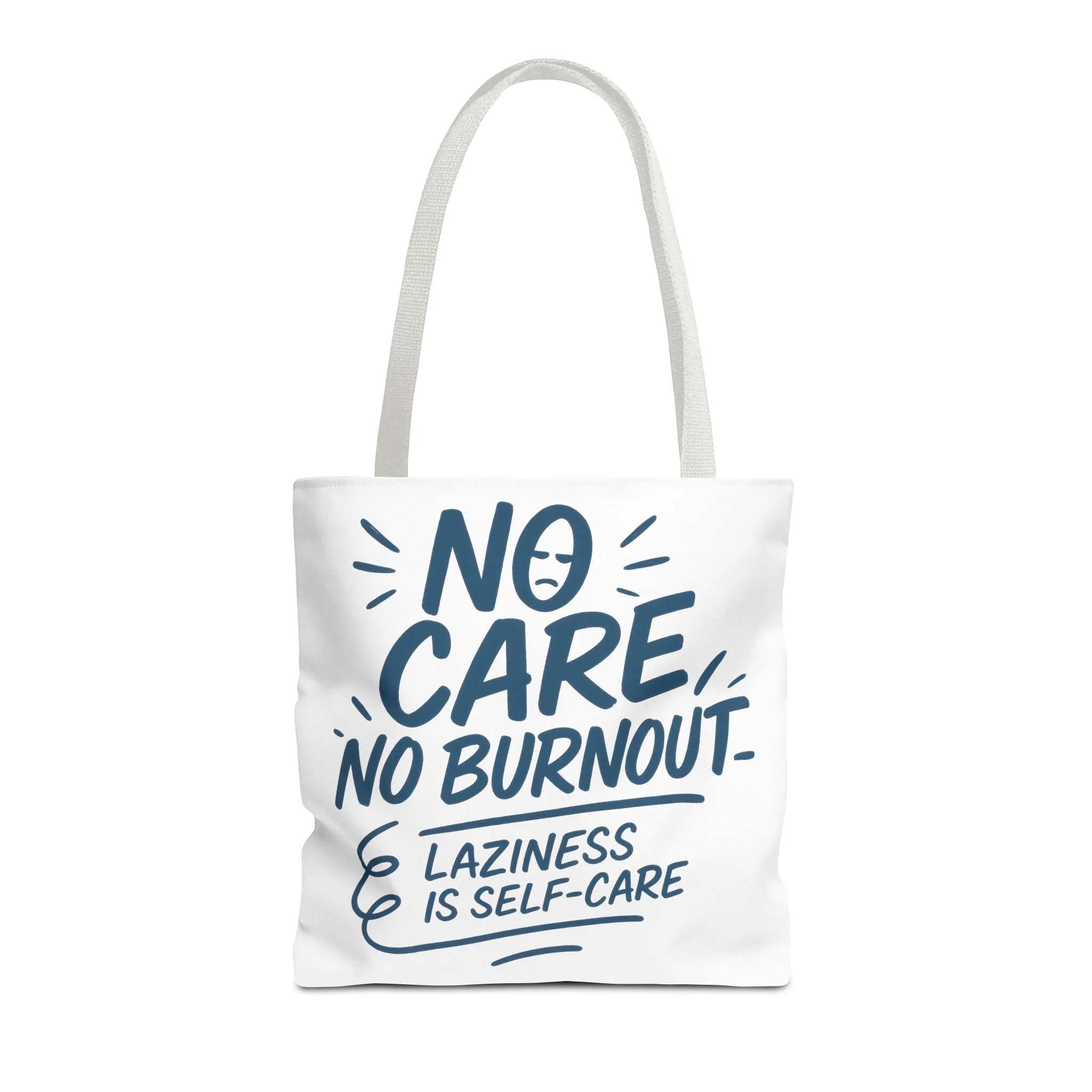 Laziness is Self-Care Funny Quote Bag, Oversized Reusable Canvas Shopping Tote, Sarcastic Self-Care Gift, Weekend Getaway, Everyday Use - Image 11