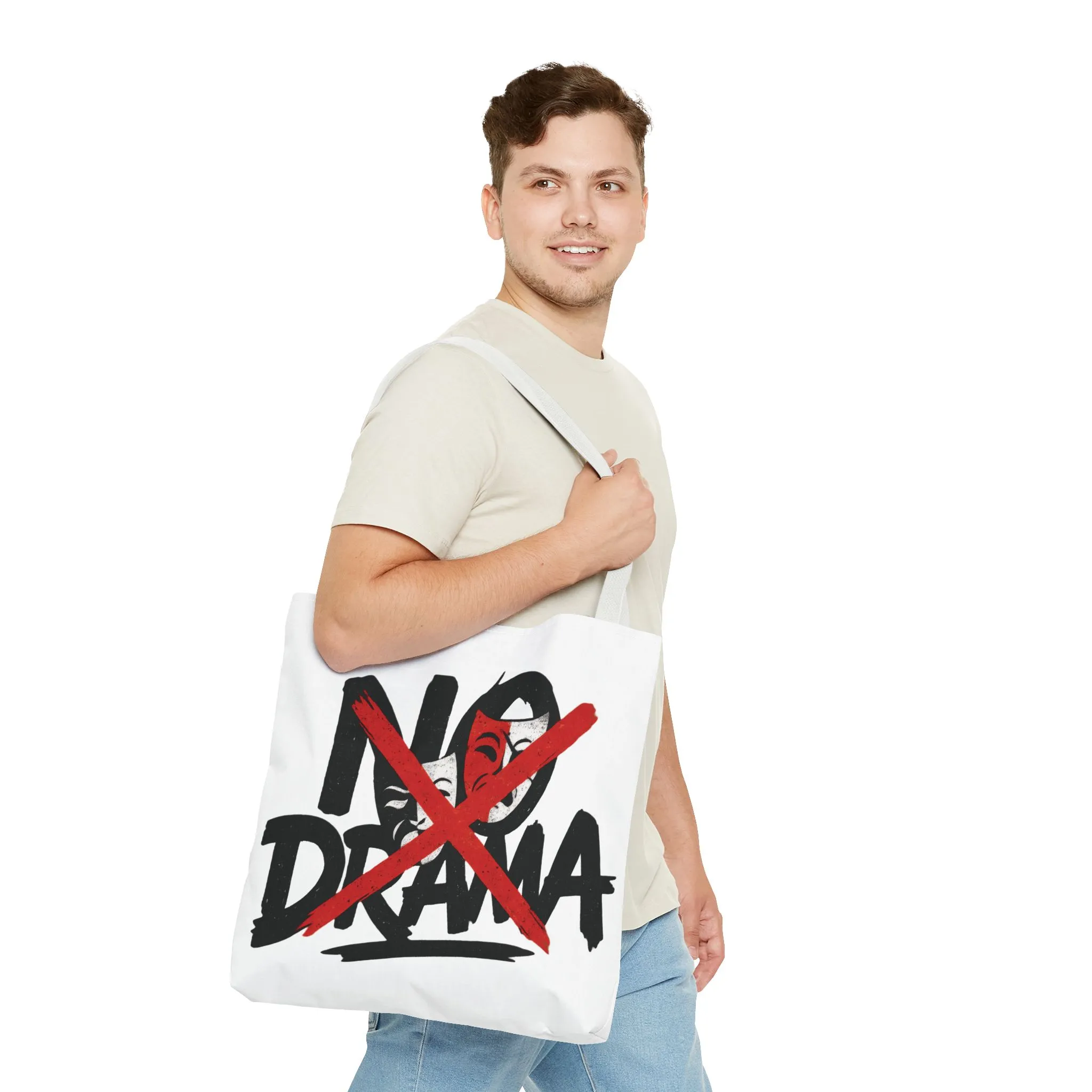 No Drama Tote Bag, Stylish Canvas Bag for Everyday Use, Perfect Gift for Friends, Beach Days, Shopping, and Travel, Large Tote Bag - Image 28