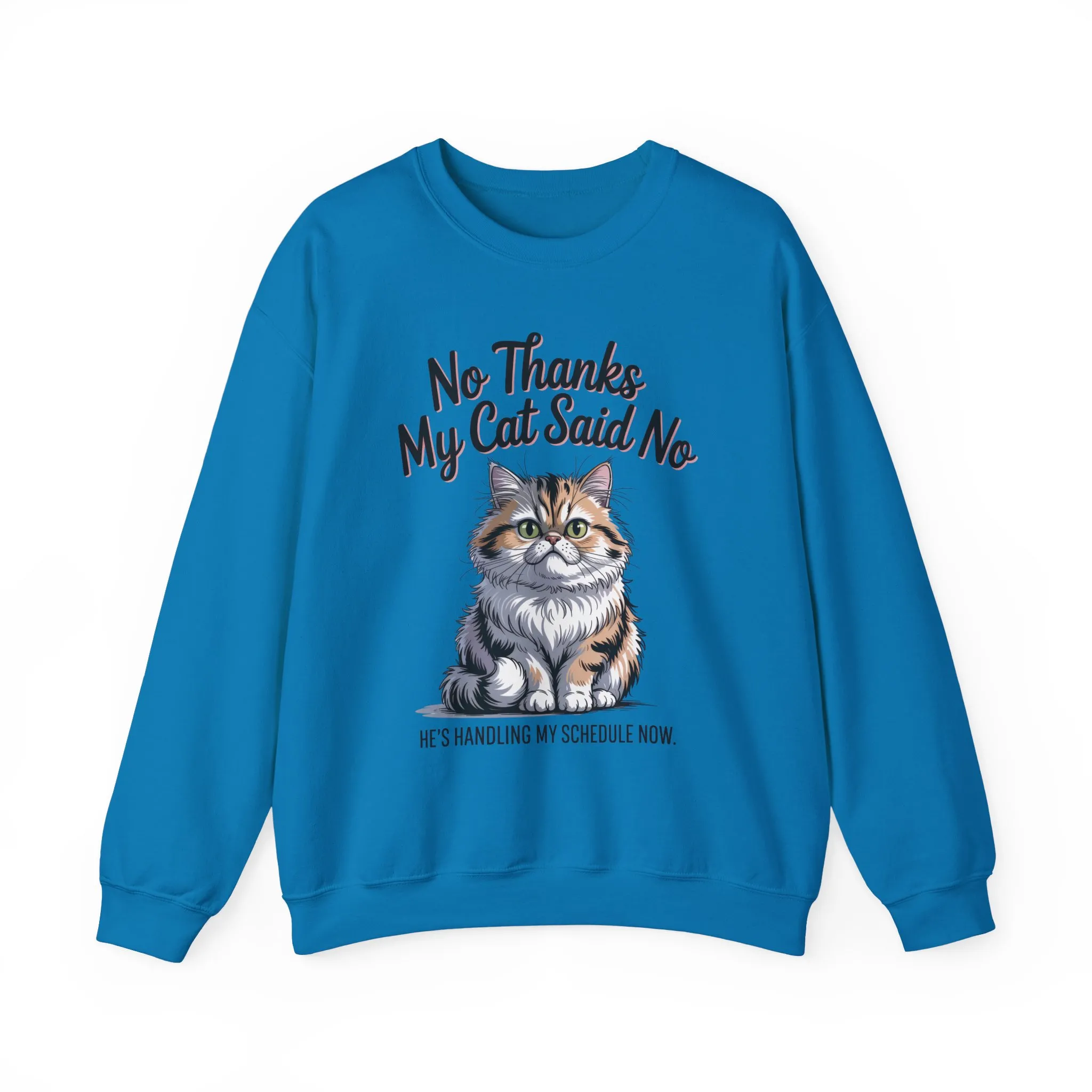 Funny Cat Crewneck Sweatshirt - Ideal Gift for Cat Lovers, Cozy Animal Sweater, Novelty Pet Lover Gift, Cute Cat-Themed Apparel, [...] - Image 16