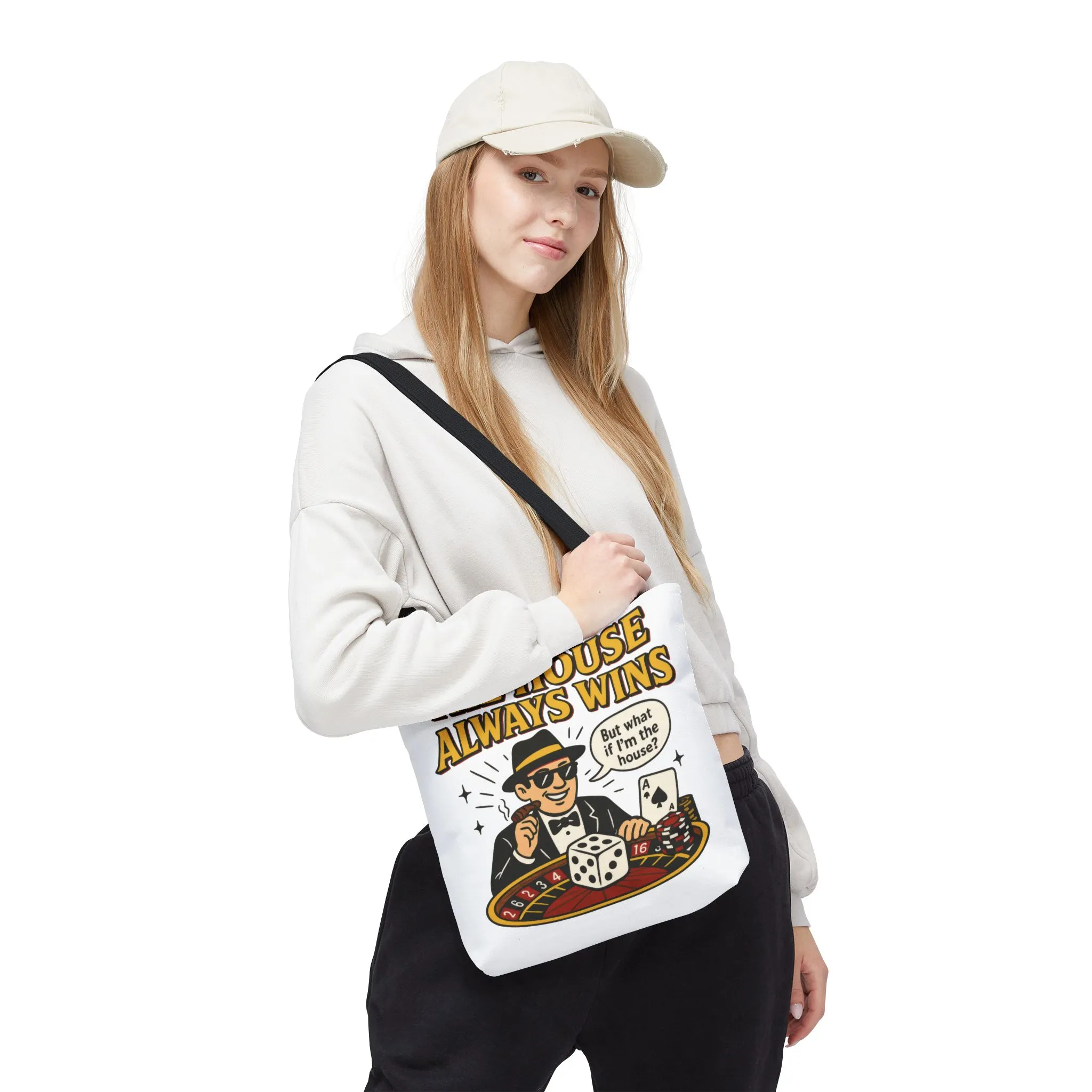 Casino Vibes Tote Bag, Fun Gift for Gamblers, Everyday Use, Travel Accessory, Stylish Shopping Bag, Unique Gambling Merch - Image 10
