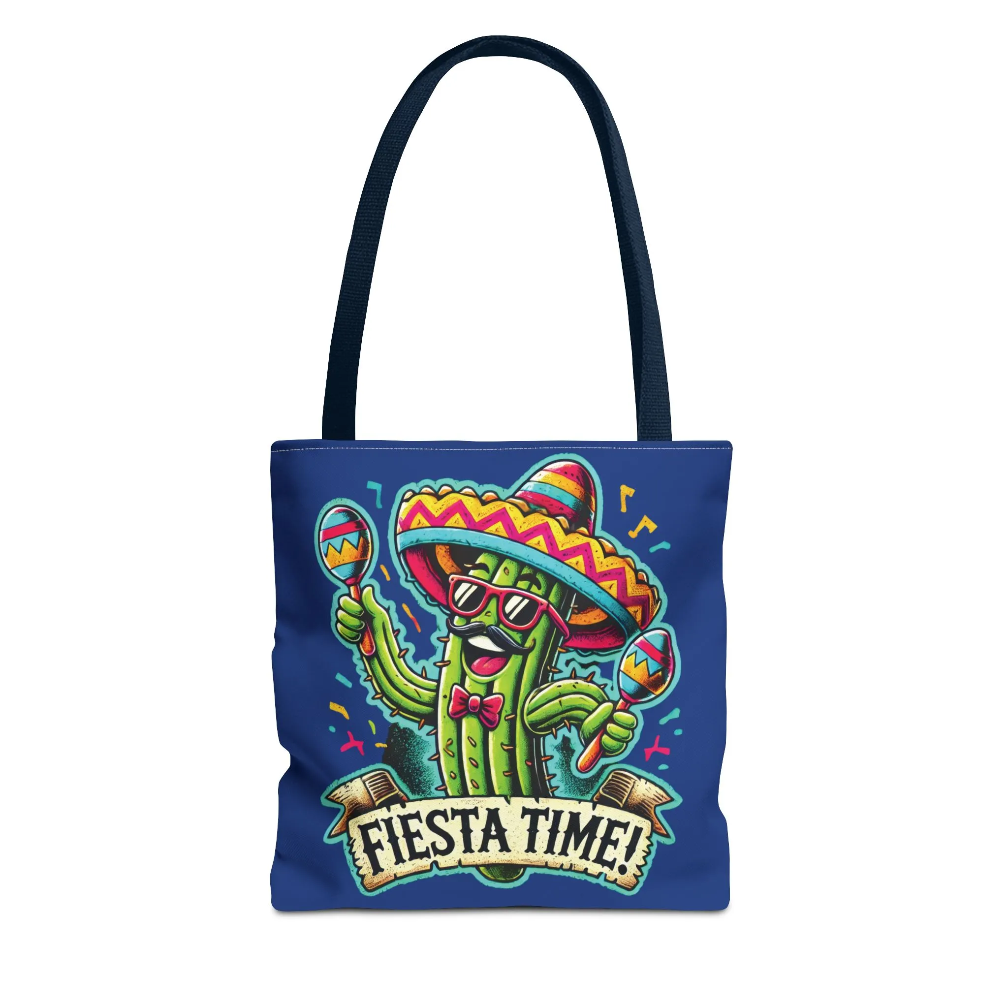 Fiesta Time Cactus Tote Bag, Funny Mexican Party Gift, Sombrero Maracas Print, Cinco de Mayo Bag, Summer Festival Tote, Beach Bag, Shopping - Image 21