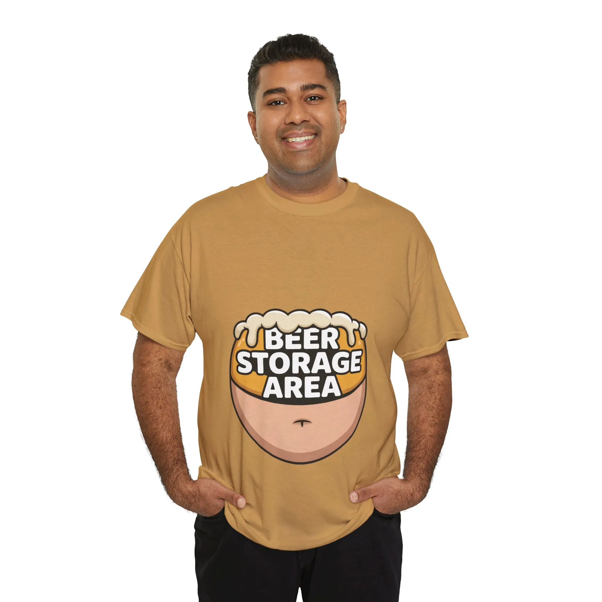 Funny Beer Belly T-Shirt, Beer Storage Area Graphic Tee for Men, Dad Bod Humor Shirt, Beer Lovers Gift, Drinking Gift, Party Apparel - Image 30