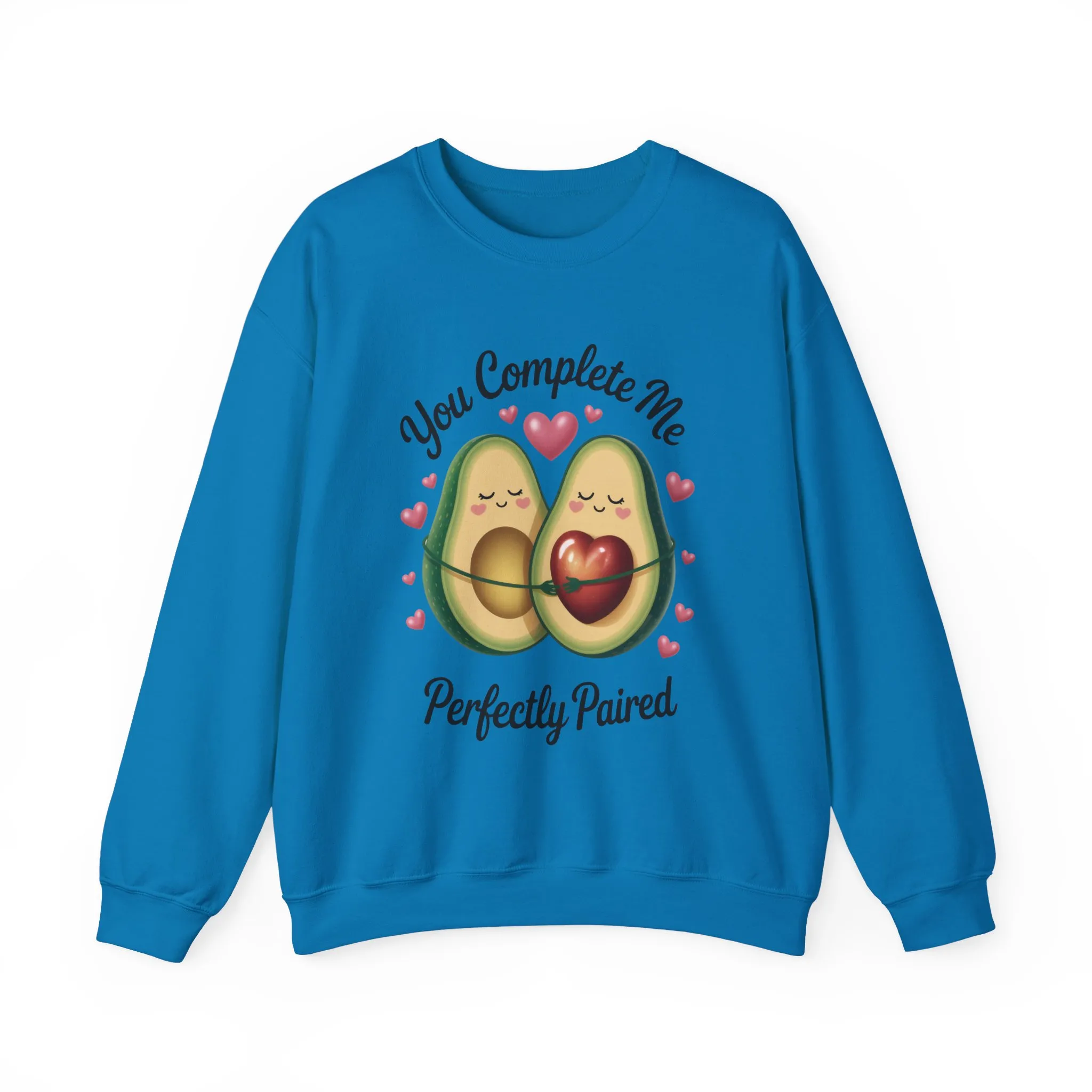 Cute Avocado Love Crewneck Sweatshirt, Sweatshirt for Couples, Perfect Gift for Valentines Day, Cozy Apparel, Avocado Lover Gift - Image 19