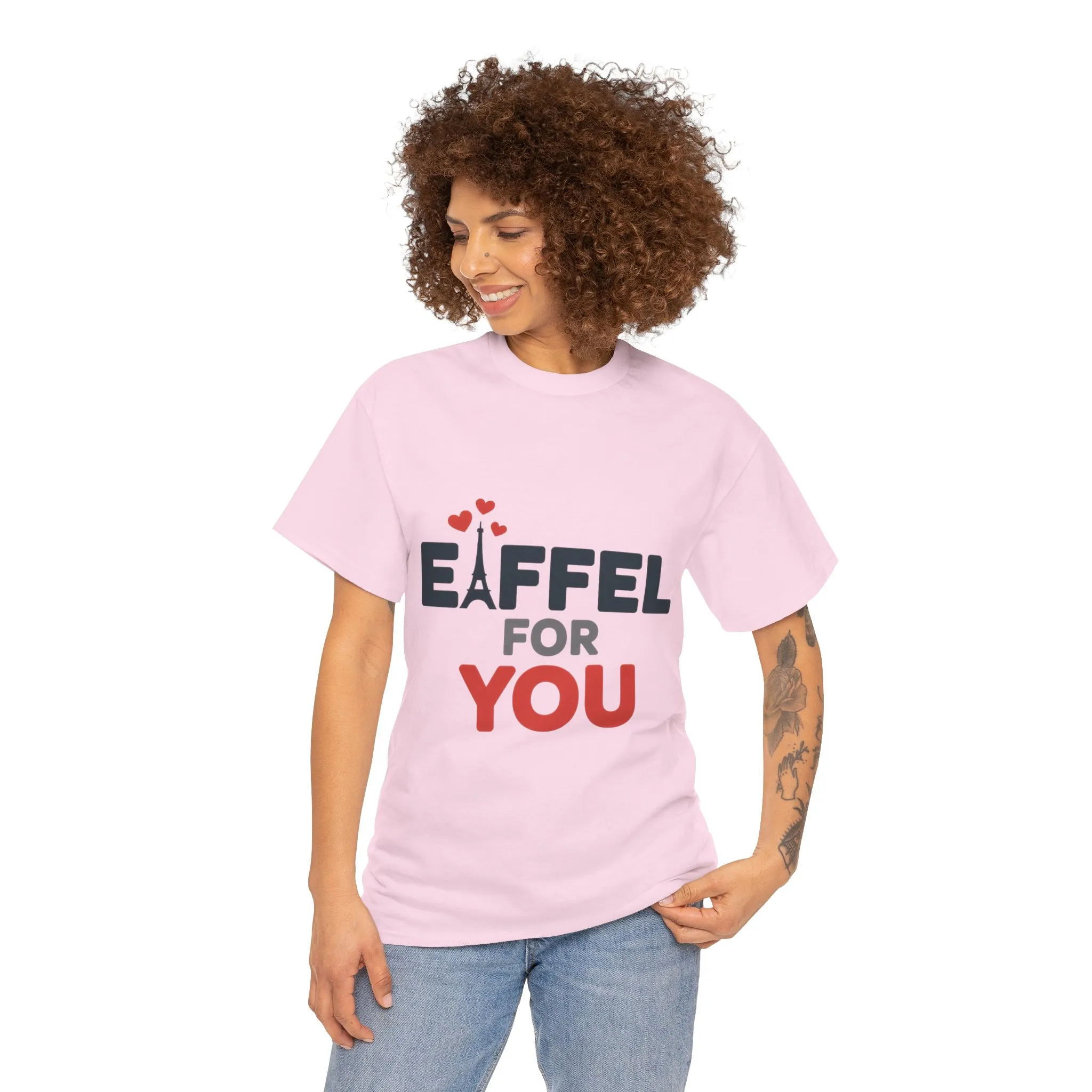 Eiffel For You Romantic Paris Graphic Womens T-Shirt, Eiffel Shirt - Image 26