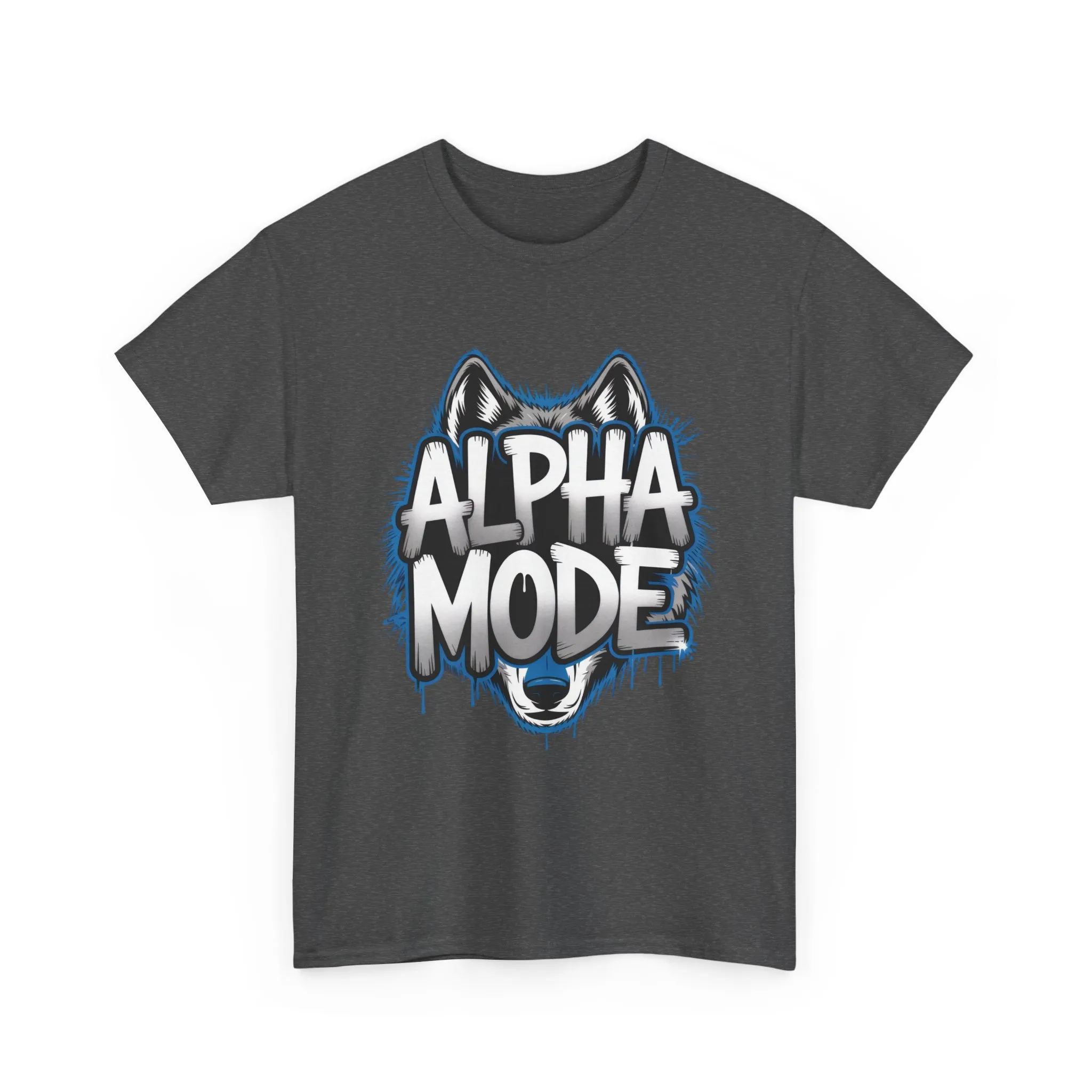 Alpha Mode Wolf Graphic Mens T-Shirt Streetwear, Alpha Tee, Wolf Tee, Street Tee, Wolf Art - Image 16