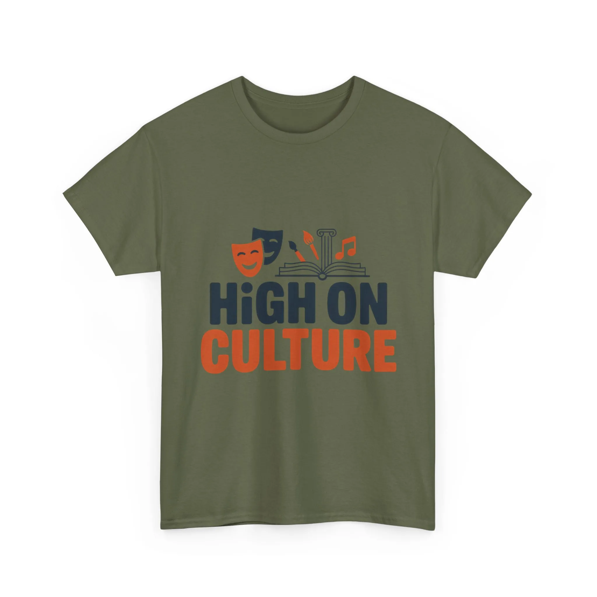 High on Culture Mens T-Shirt, Funny Cultural Graphic Tee, Art Humor - Image 13