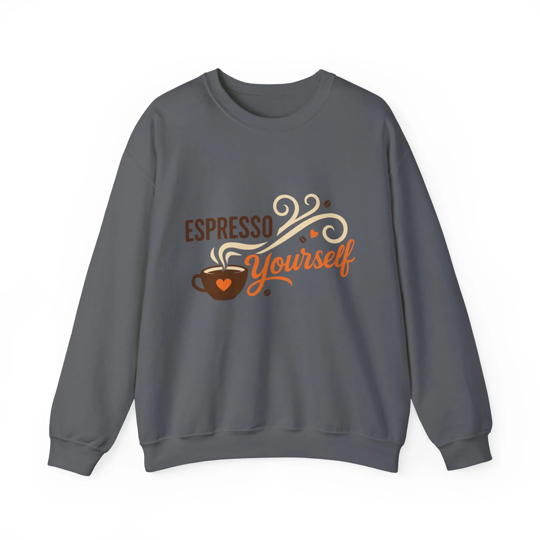 Espresso Yourself Womens Sweatshirt, Coffee Lover Pullover, Funny Barista Gift - Image 16