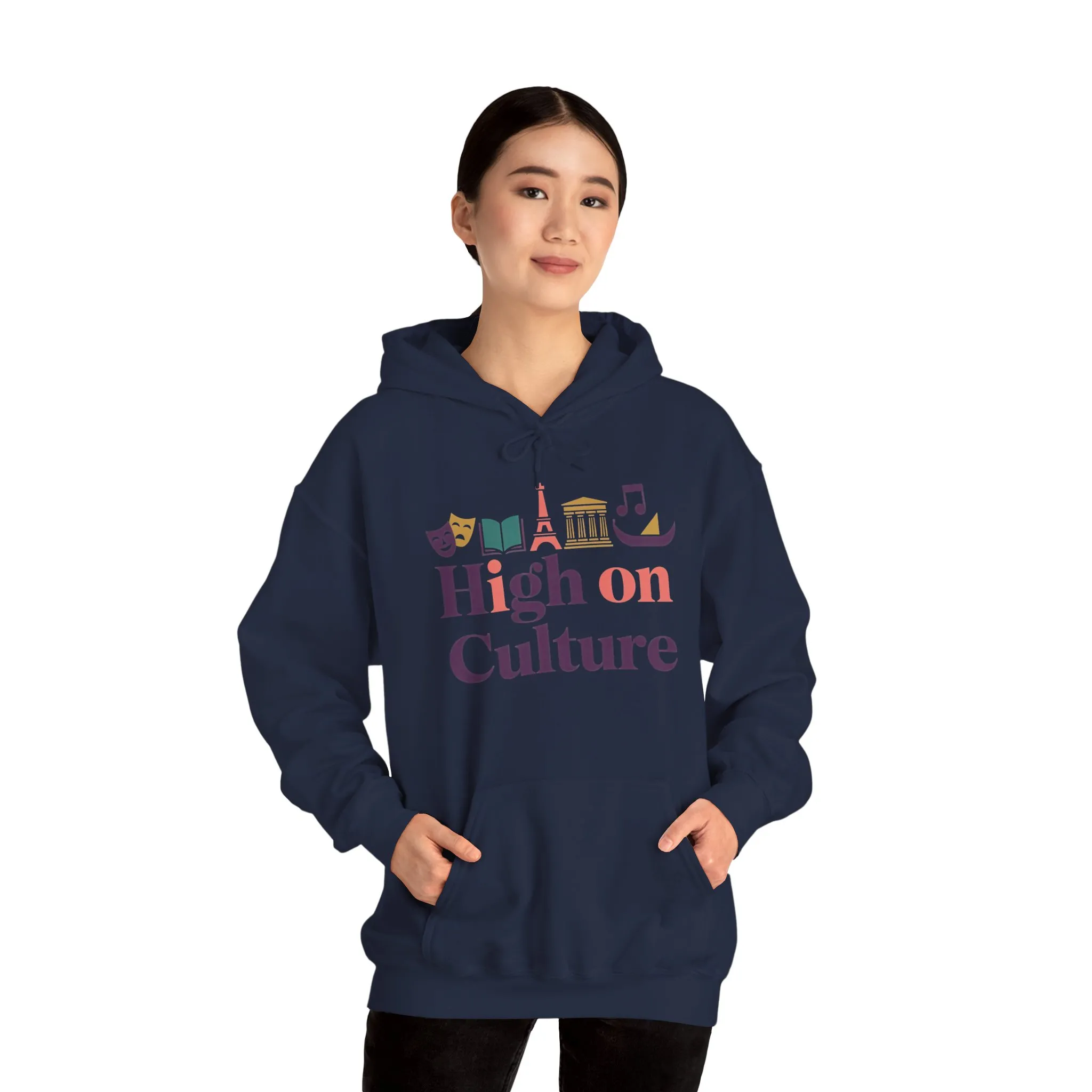 Womens Heavy Blend™ Hooded Sweatshirt, High on Culture Womens Hoodie, Cozy Cultural Graphic Hoodie - Image 31