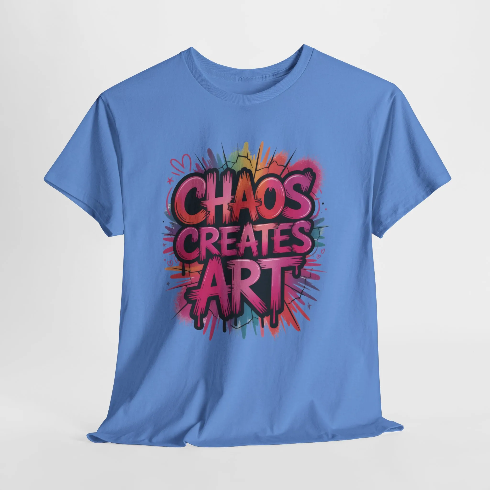 Chaos Creates Art Colorful Graffiti Womens Graphic Tee, Graffiti Shirt, Streetwear Tee - Image 13