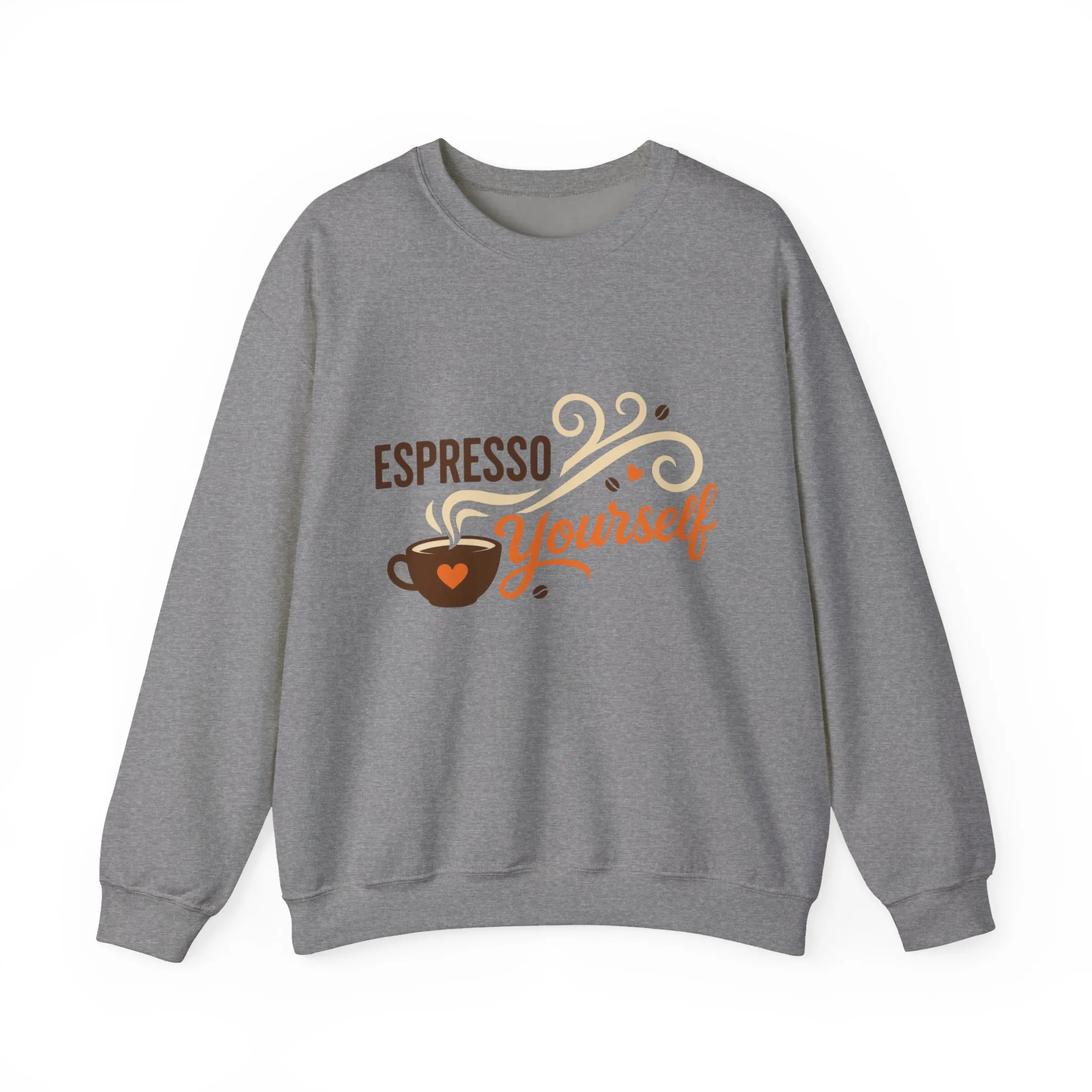 Espresso Yourself Womens Sweatshirt, Coffee Lover Pullover, Funny Barista Gift - Image 10