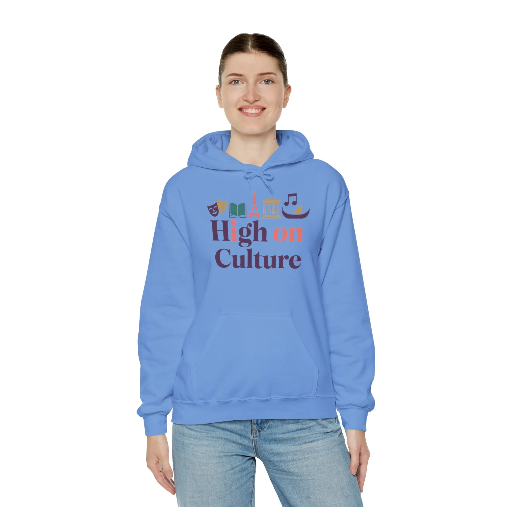 Womens Heavy Blend™ Hooded Sweatshirt, High on Culture Womens Hoodie, Cozy Cultural Graphic Hoodie - Image 20