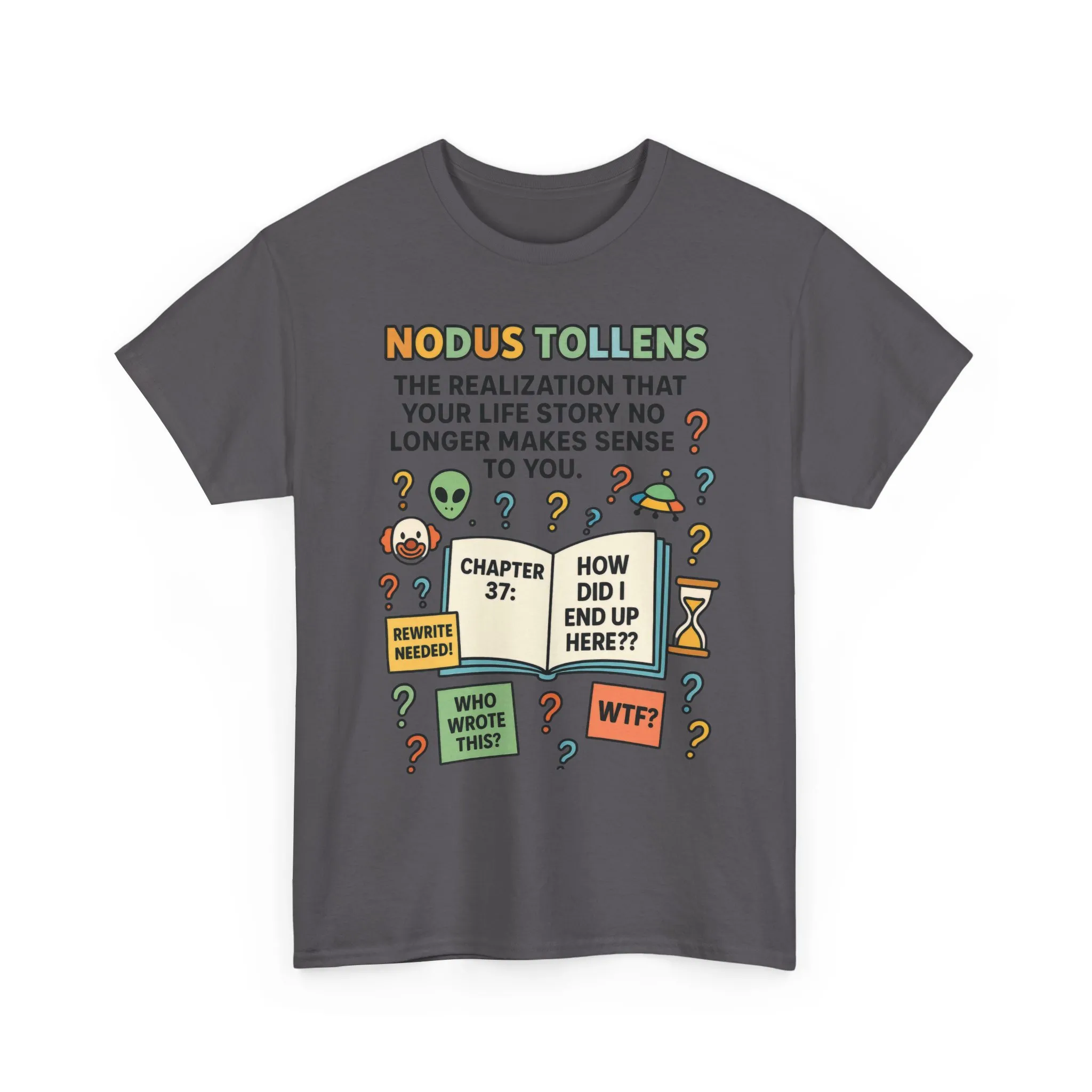 Nodus Tollens Women's Tee, Latin Words, Moods & Modes, Self-Awareness, Personal Development, Funny Existential Graphic Tee, Book Lover Gift - Image 13