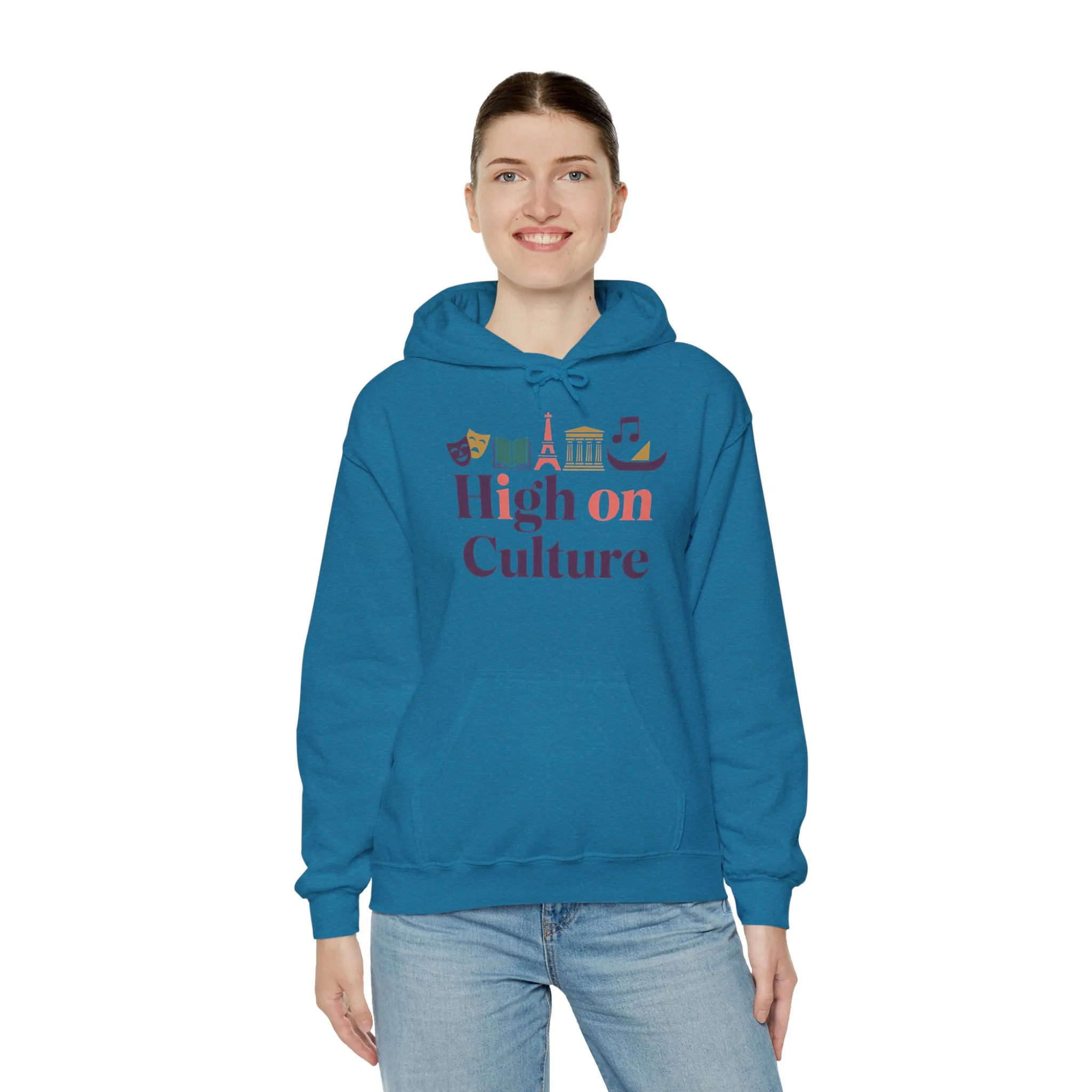 Womens Heavy Blend™ Hooded Sweatshirt, High on Culture Womens Hoodie, Cozy Cultural Graphic Hoodie - Image 28