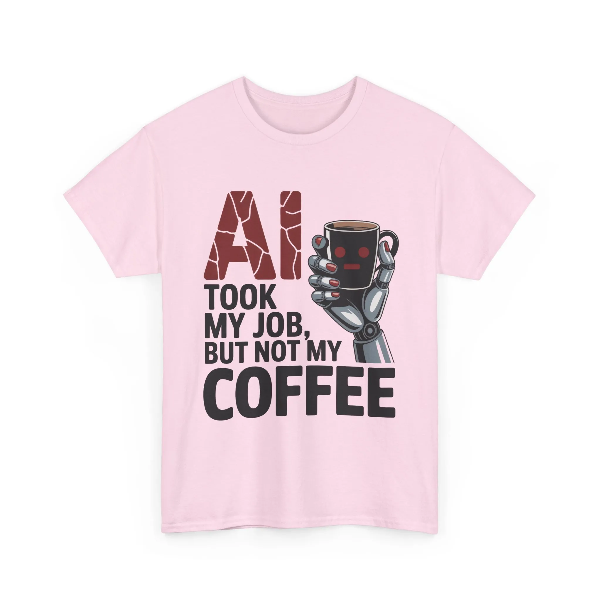 Women's AI Coffee T-Shirt, Funny Robot Job Humor Tee, Geek Sarcastic Gift for Her, Sarcastic Work Shirt, Career Humor - Image 28
