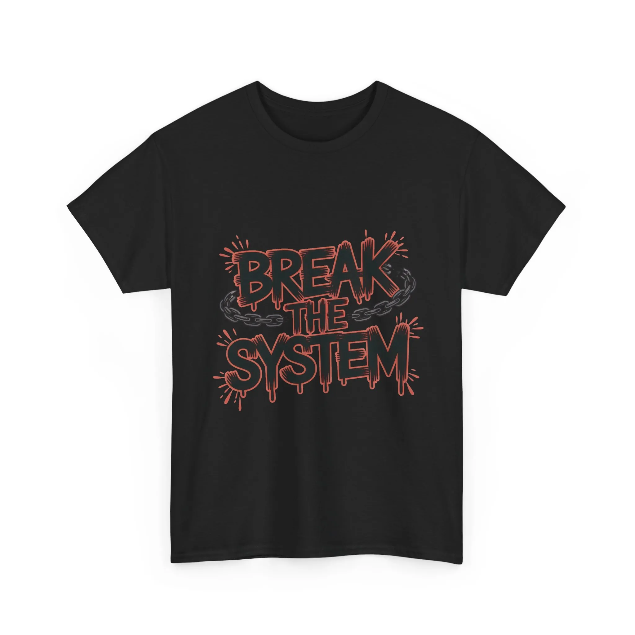 Men's Graphic Tee, Break the System Shirt, Streetwear Punk T-Shirt, Activist Gift for Him - Image 7