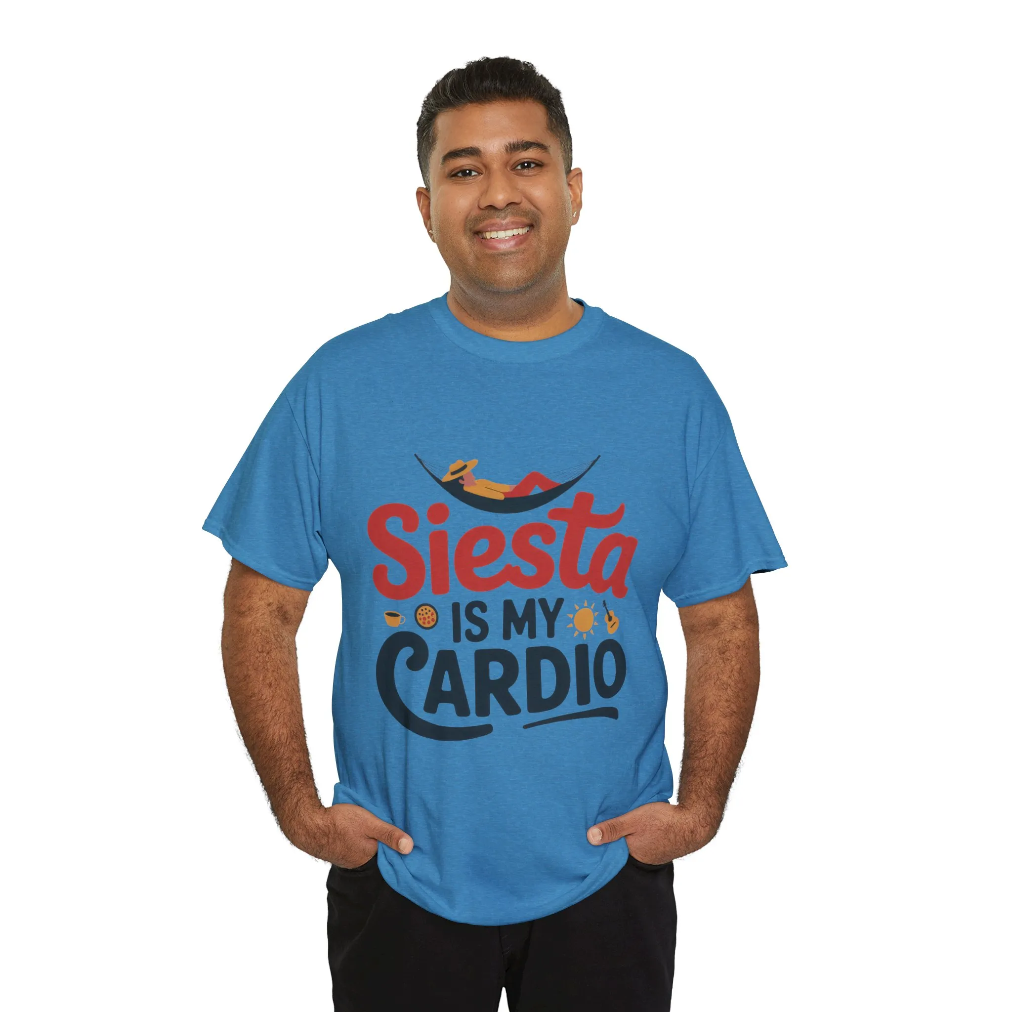 Siesta Is My Cardio Funny Mens T-Shirt Spain Humor Tee, Siesta Shirt, Siesta Culture Gift - Image 18