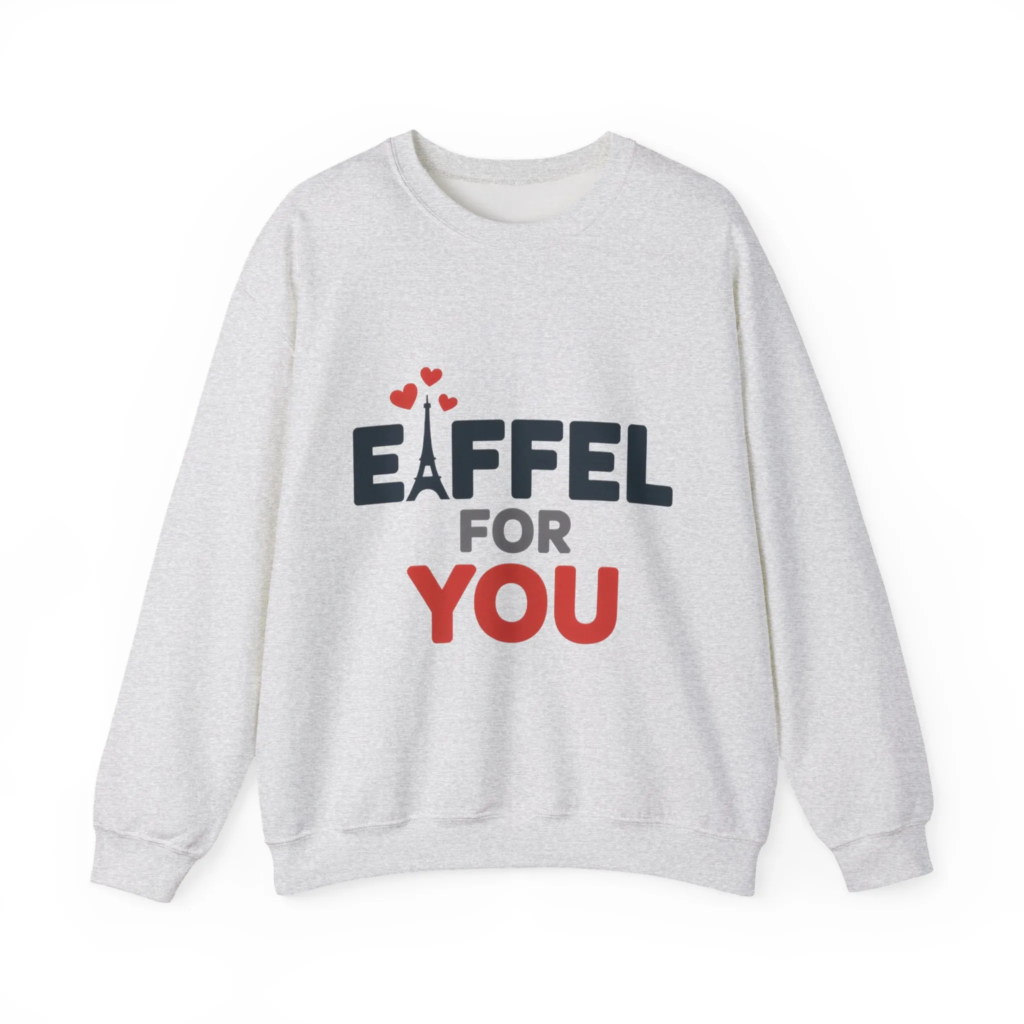 Womens Heavy Blend™ Crewneck Sweatshirt, Eiffel For You Romantic Paris Womens Sweatshirt - Image 4