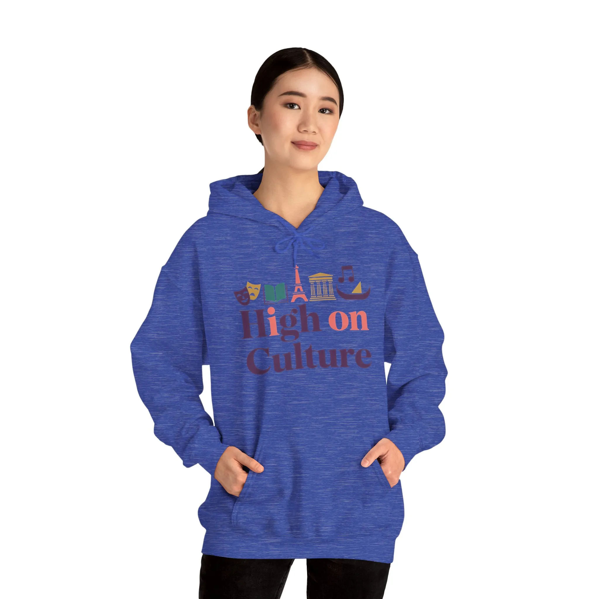 Womens Heavy Blend™ Hooded Sweatshirt, High on Culture Womens Hoodie, Cozy Cultural Graphic Hoodie - Image 23