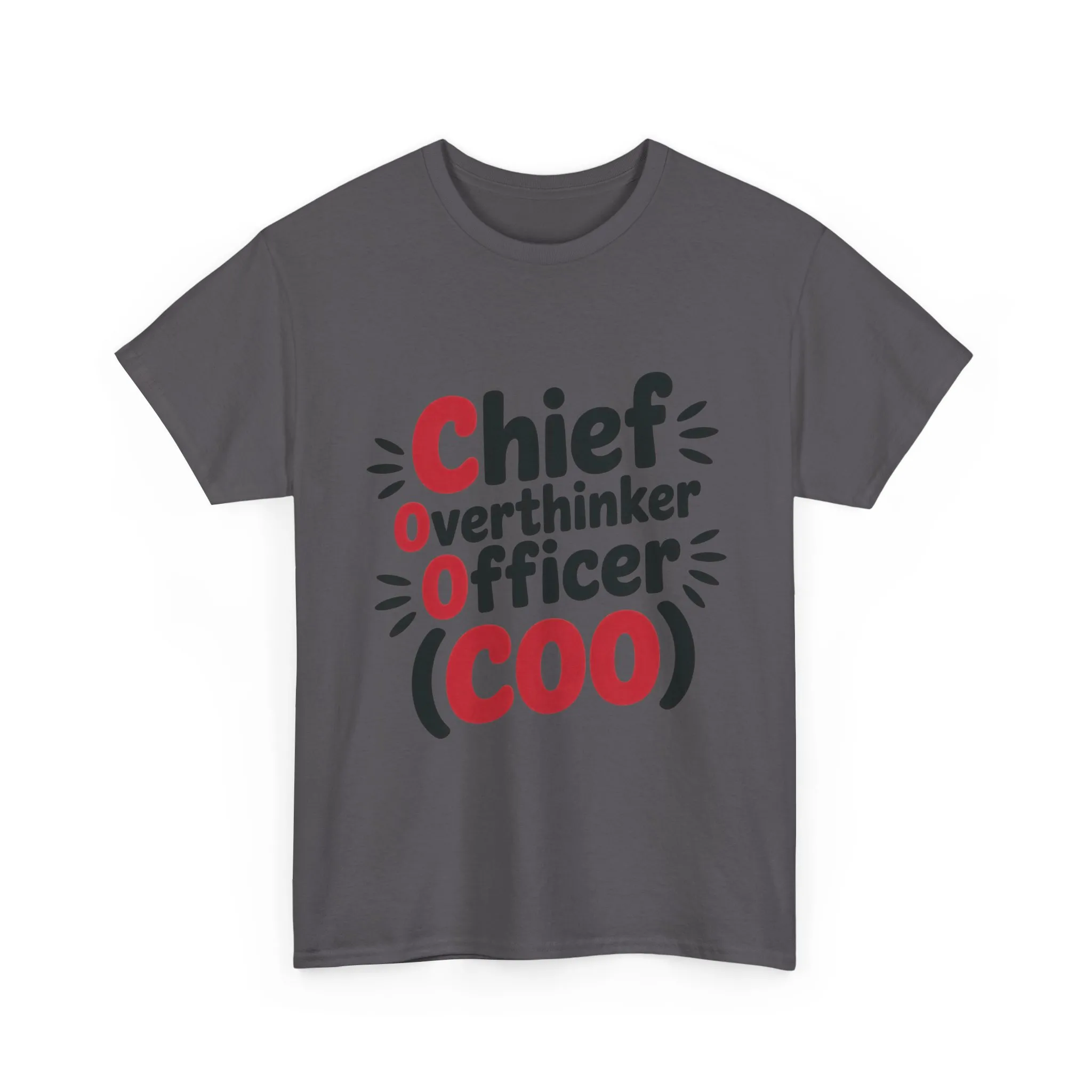 Women's COO T-Shirt, Chief Overthinker Officer Funny Graphic Tee, Sarcastic Work Shirt - Image 16