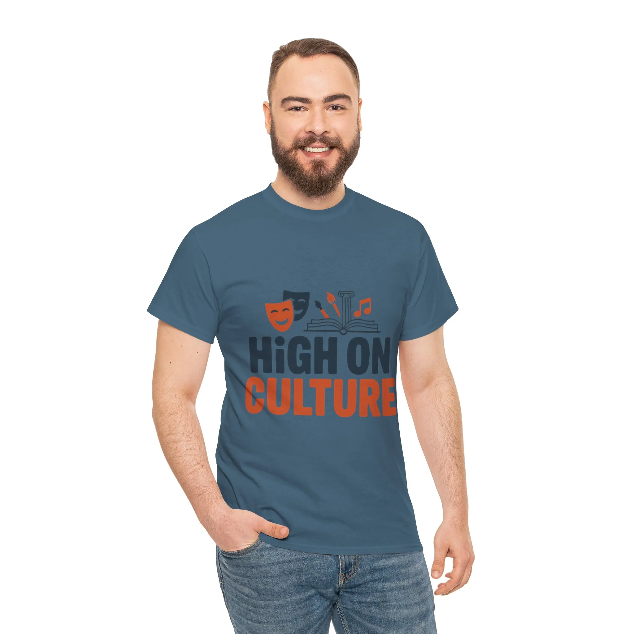 High on Culture Mens T-Shirt, Funny Cultural Graphic Tee, Art Humor - Image 23