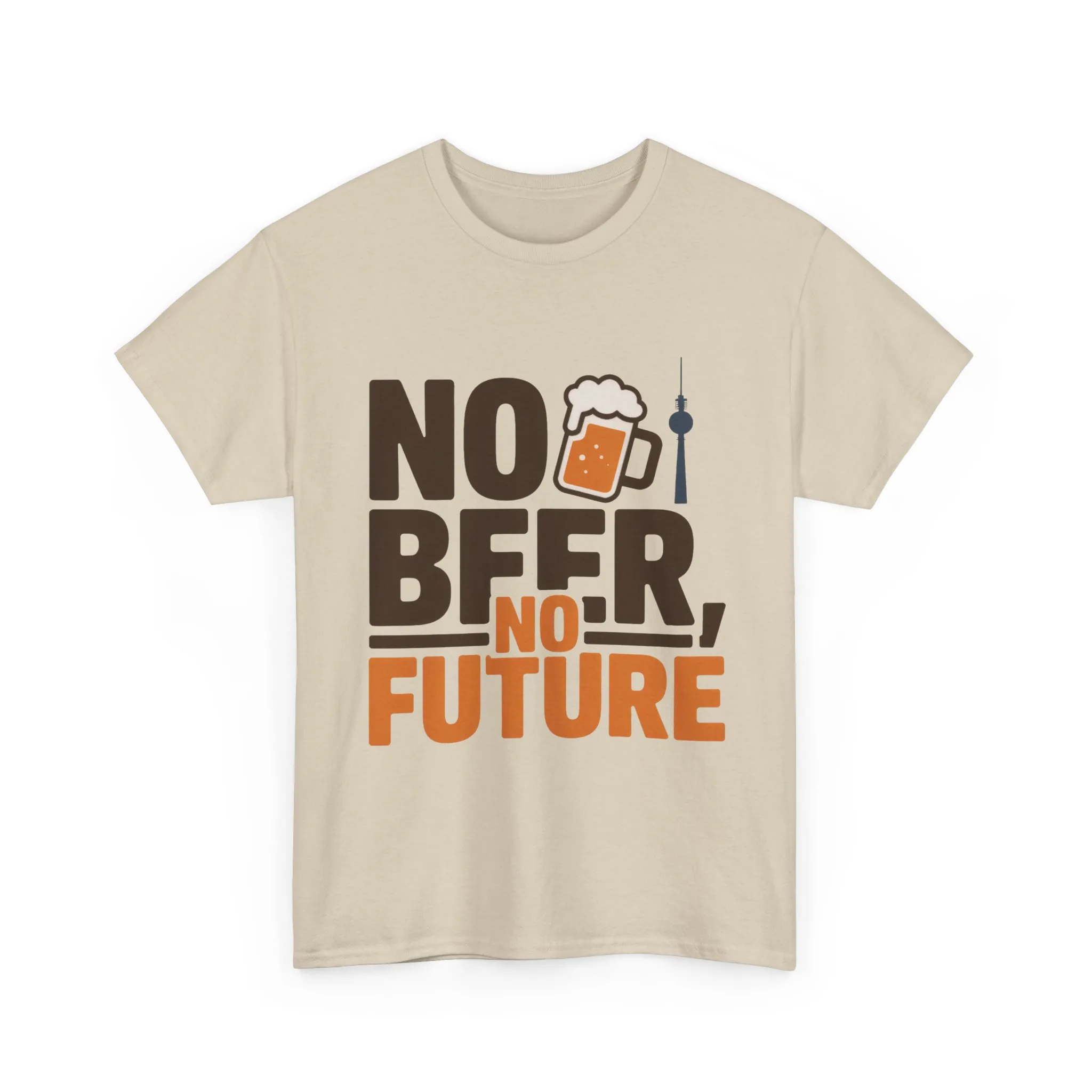 No Beer No Future Funny Beer Graphic Mens T-Shirt, Beer Tee, Beer Lover Tee - Image 4