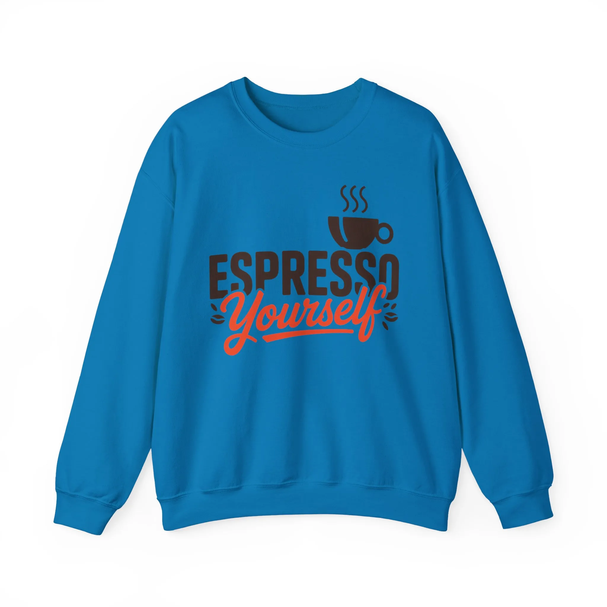 Mens Heavy Blend™ Crewneck Sweatshirt, Espresso Yourself Sweatshirt, Funny Coffee Lover Mens Crewneck, Cafe Lover Gift - Image 22