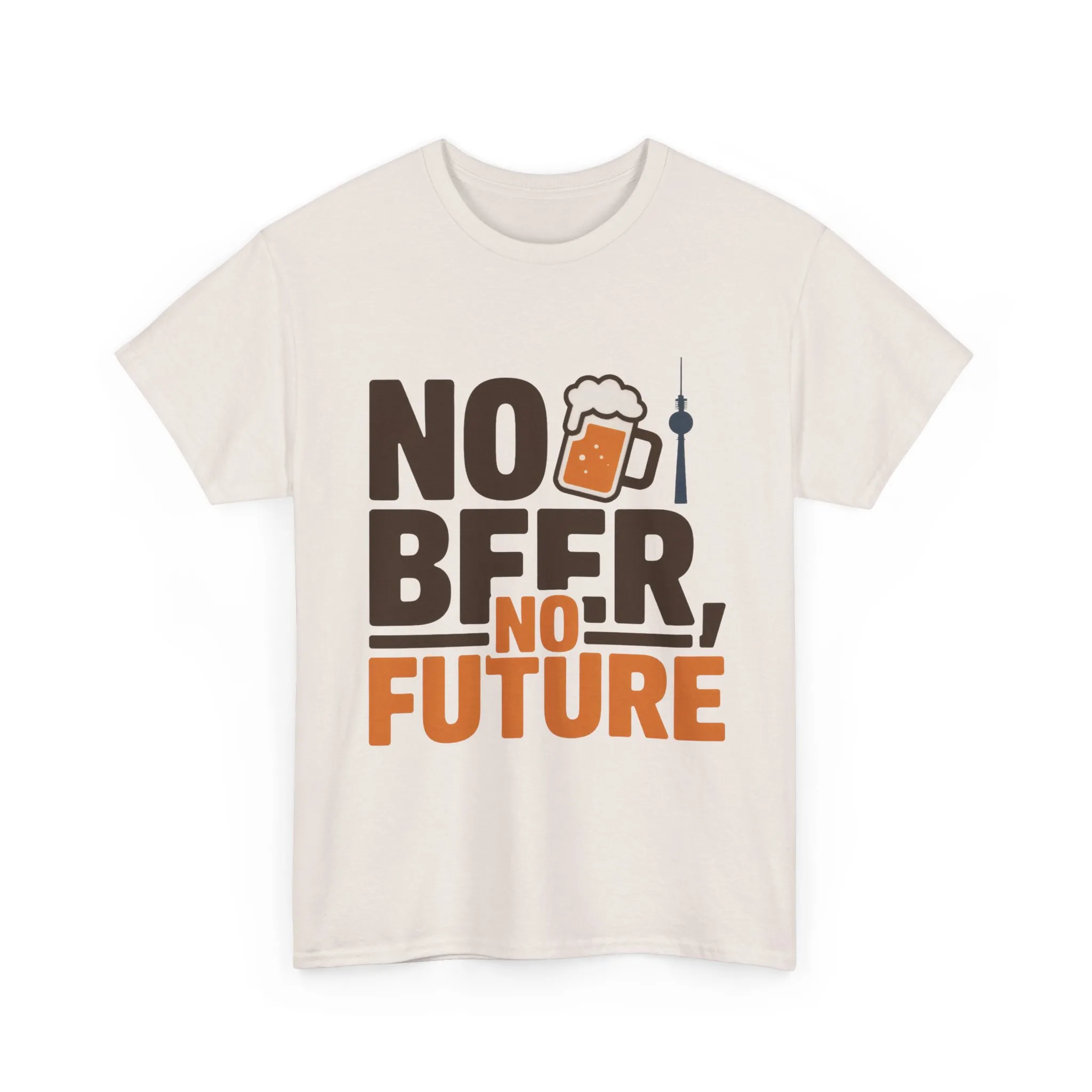 No Beer No Future Funny Beer Graphic Mens T-Shirt, Beer Tee, Beer Lover Tee - Image 7