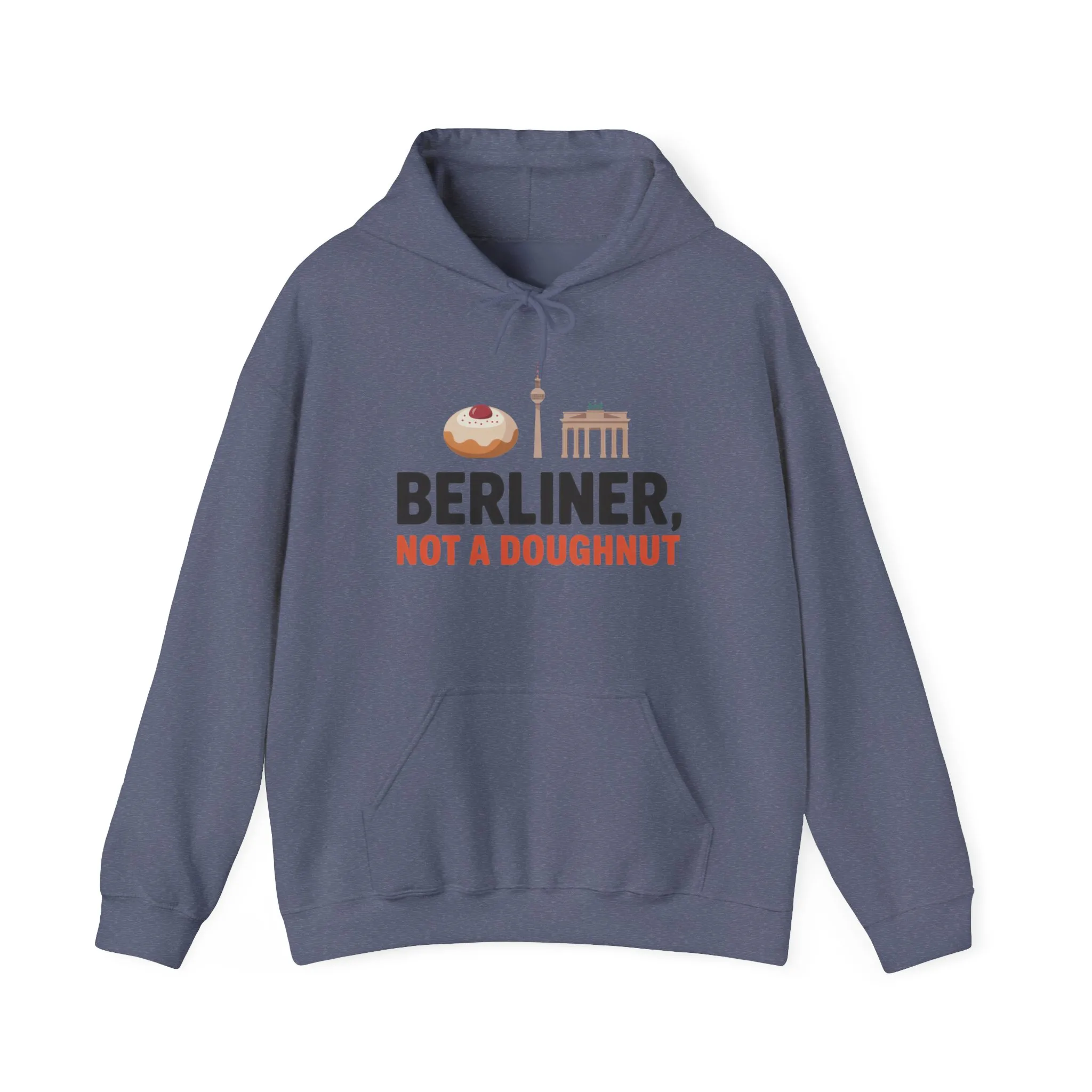 Mens Heavy Blend™ Hooded Sweatshirt, Berliner Not a Doughnut Funny Berlin Hoodie for Men - Image 33
