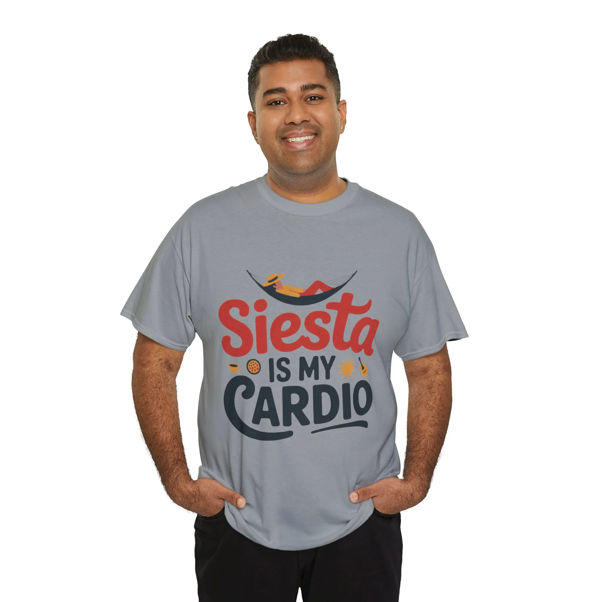 Siesta Is My Cardio Funny Mens T-Shirt Spain Humor Tee, Siesta Shirt, Siesta Culture Gift - Image 12