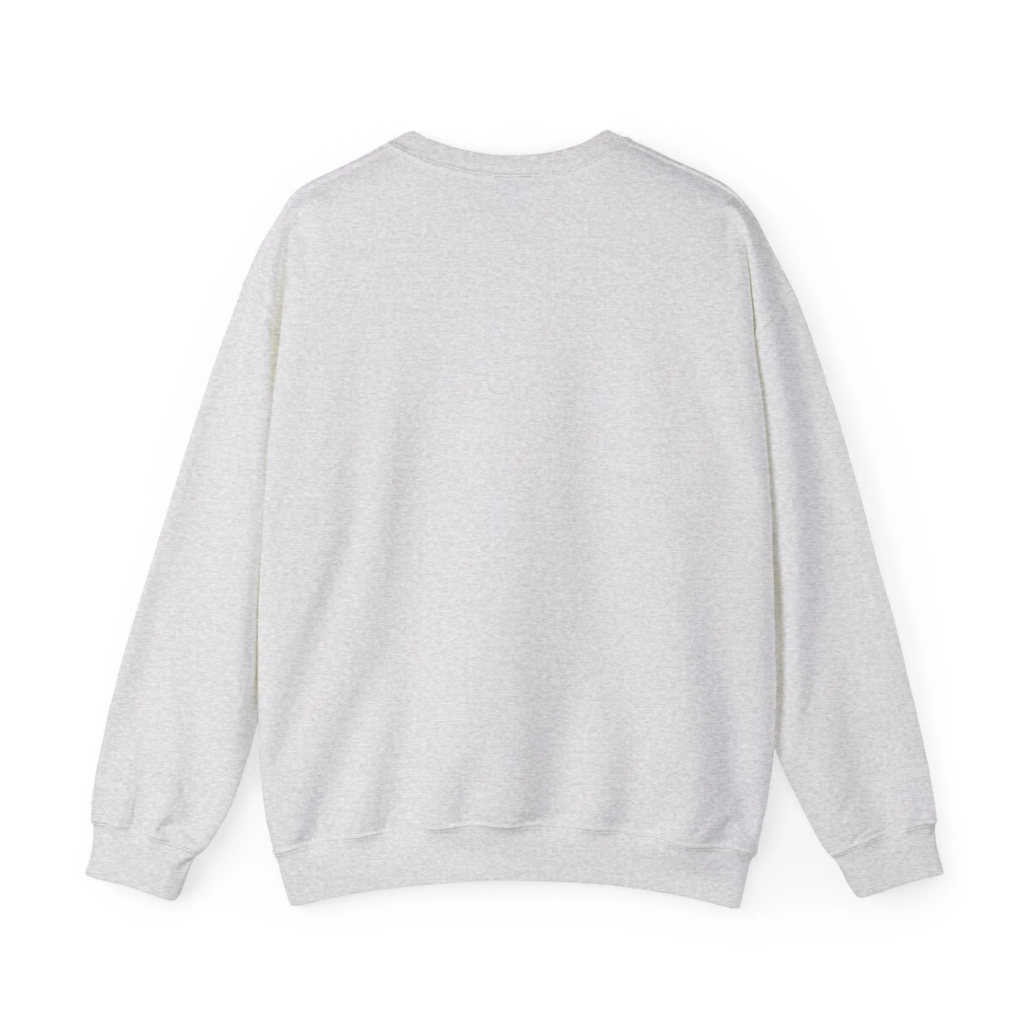 Mens Sweatshirt Order Creates Power, Minimal Geometric Motivational Graphic Pullover, Heavy Blend™ Crewneck Sweatshirt - Image 6