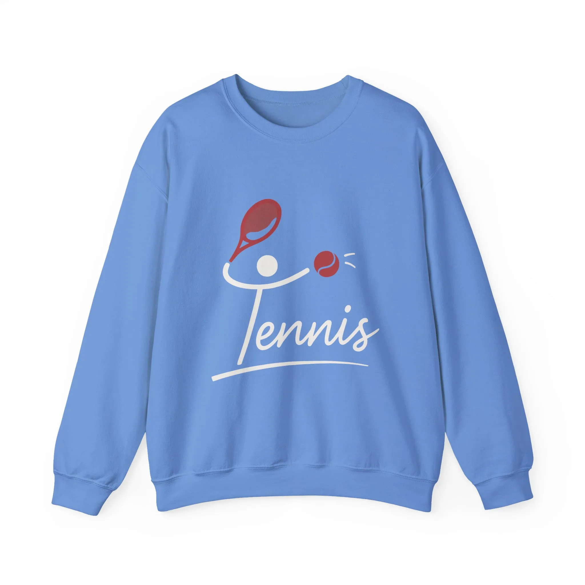 Womens Heavy Blend™ Crewneck Sweatshirt, Womens Tennis Sweatshirt, Cute Sports Graphic Pullover, Workout Gym Activewear Top - Image 17