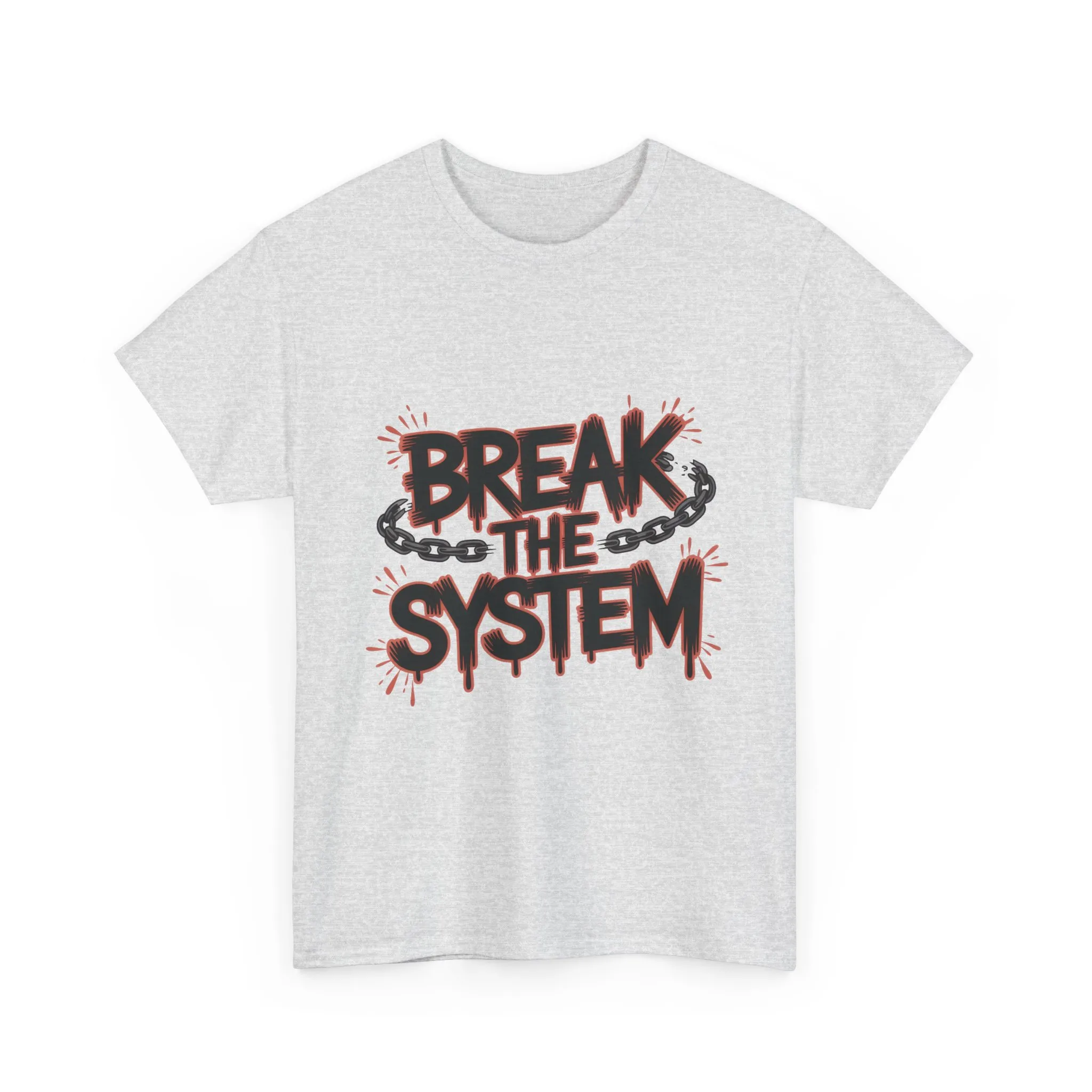 Men's Graphic Tee, Break the System Shirt, Streetwear Punk T-Shirt, Activist Gift for Him - Image 4