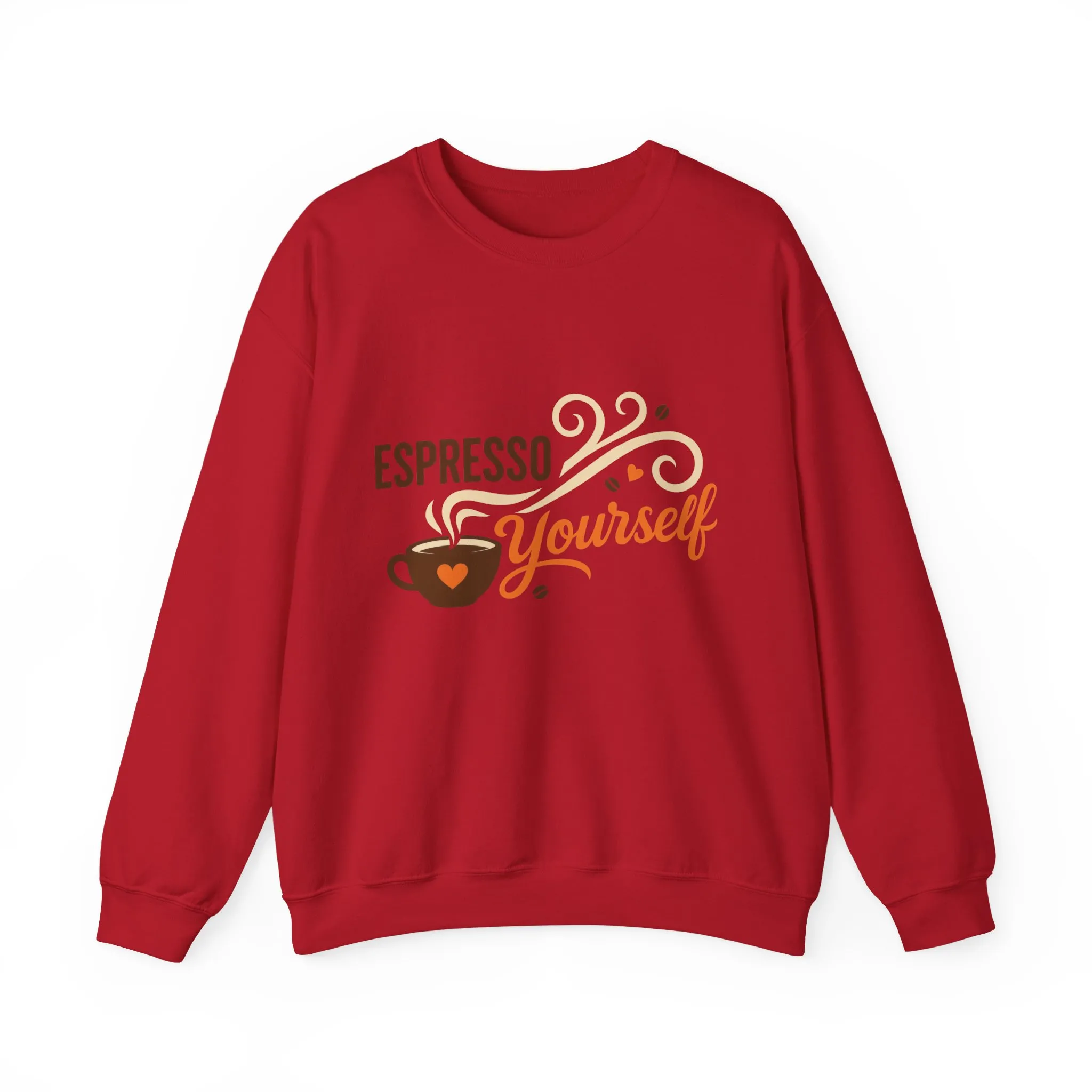 Espresso Yourself Womens Sweatshirt, Coffee Lover Pullover, Funny Barista Gift - Image 25