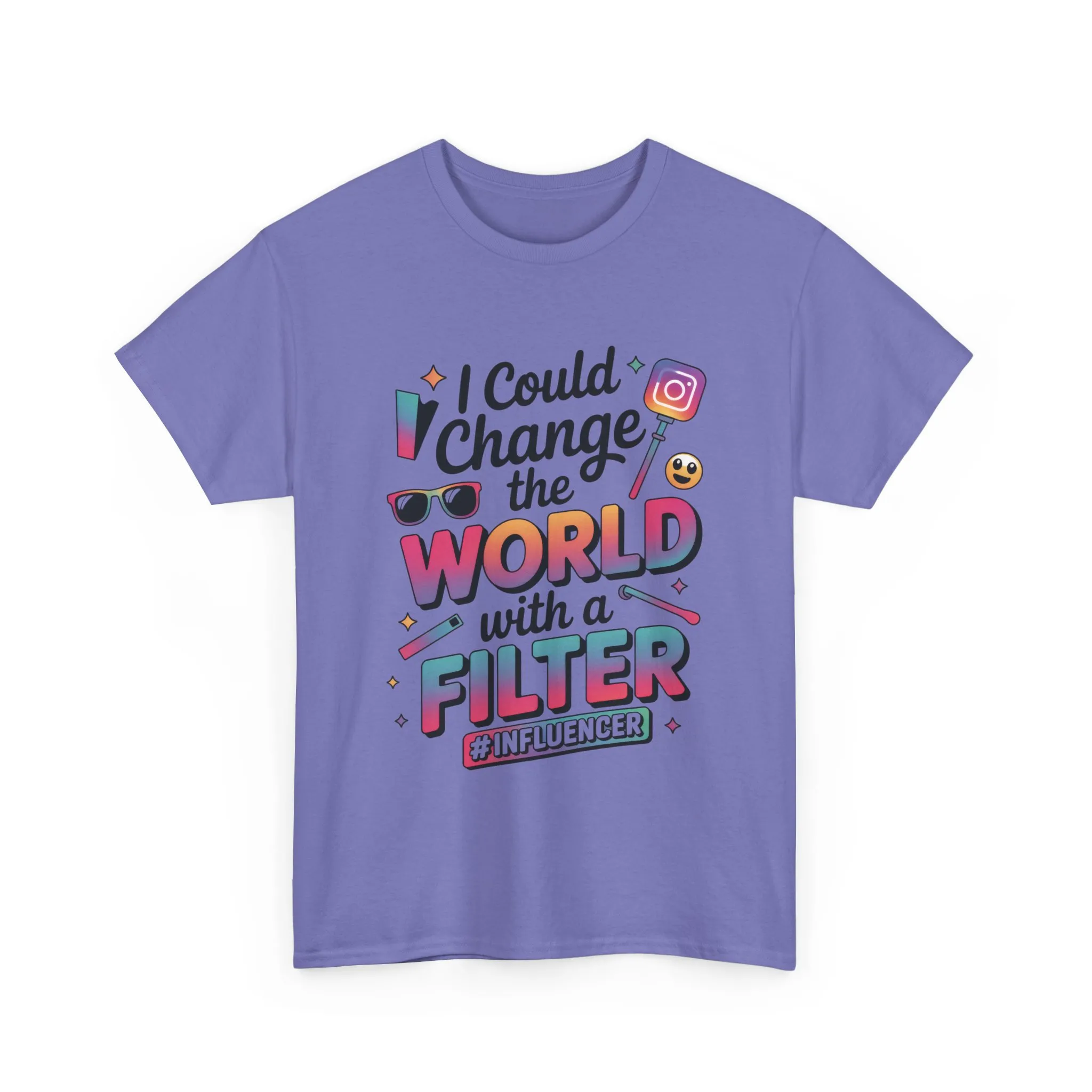 Womens Heavy Cotton Tee, Womens Influencer T-Shirt, Funny Social Media Graphic Tee, Cute Trendy Top - Image 19