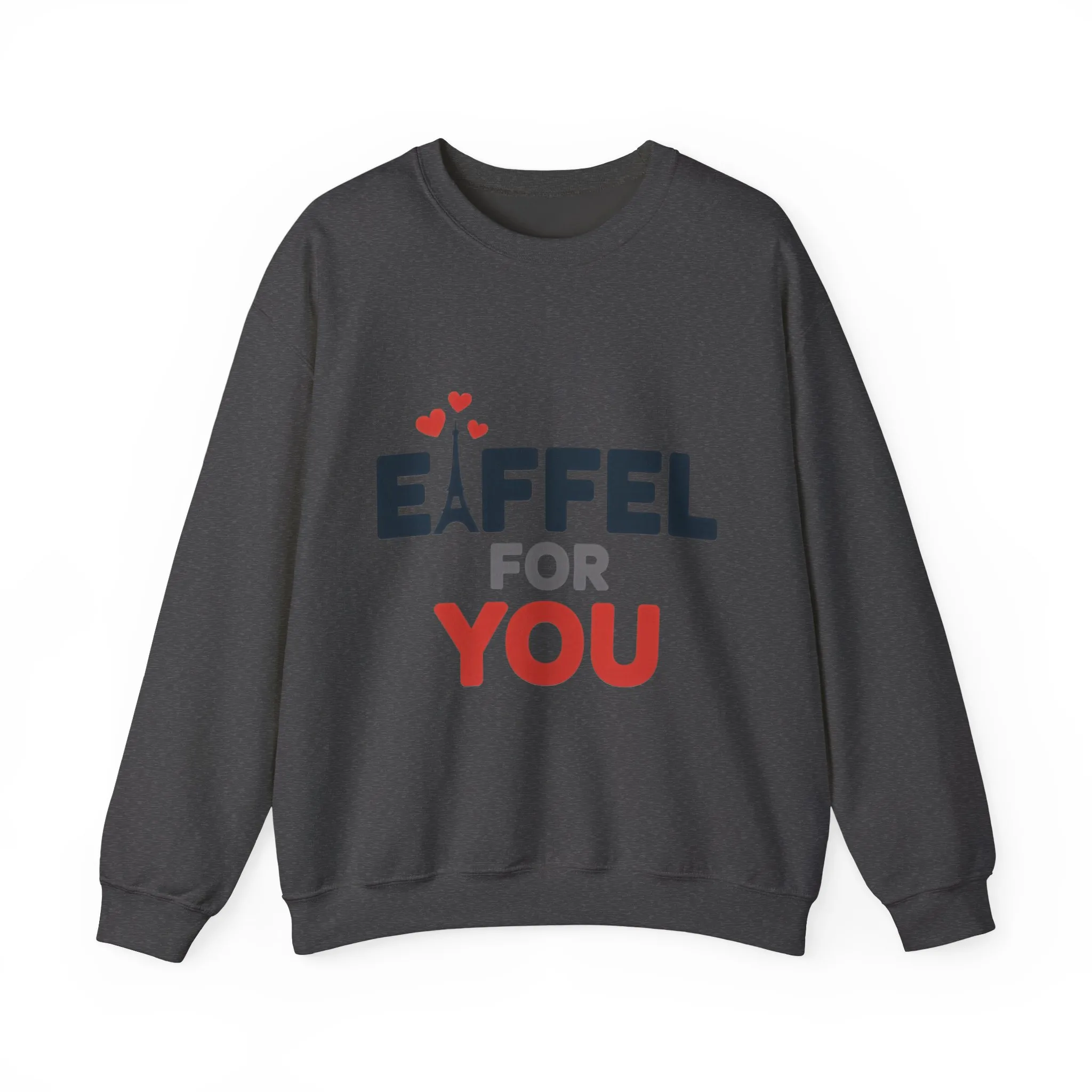 Womens Heavy Blend™ Crewneck Sweatshirt, Eiffel For You Romantic Paris Womens Sweatshirt - Image 16