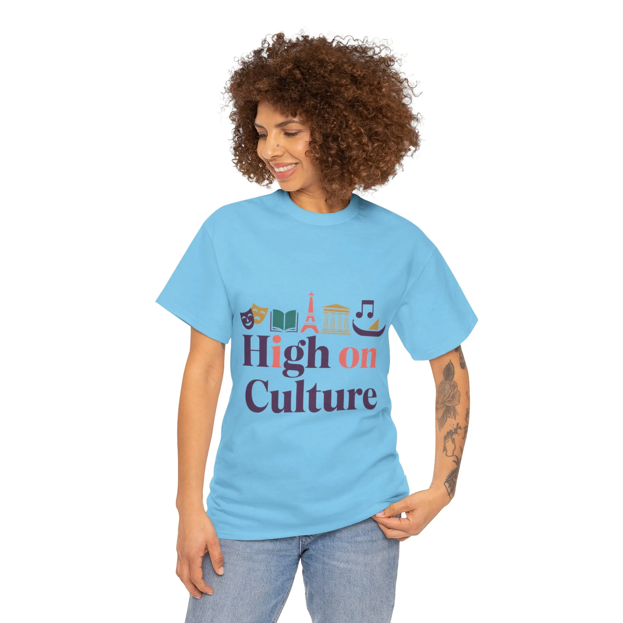 High on Culture Womens T-Shirt, Feminine Artistic Graphic Tee, Art Fashion - Image 17