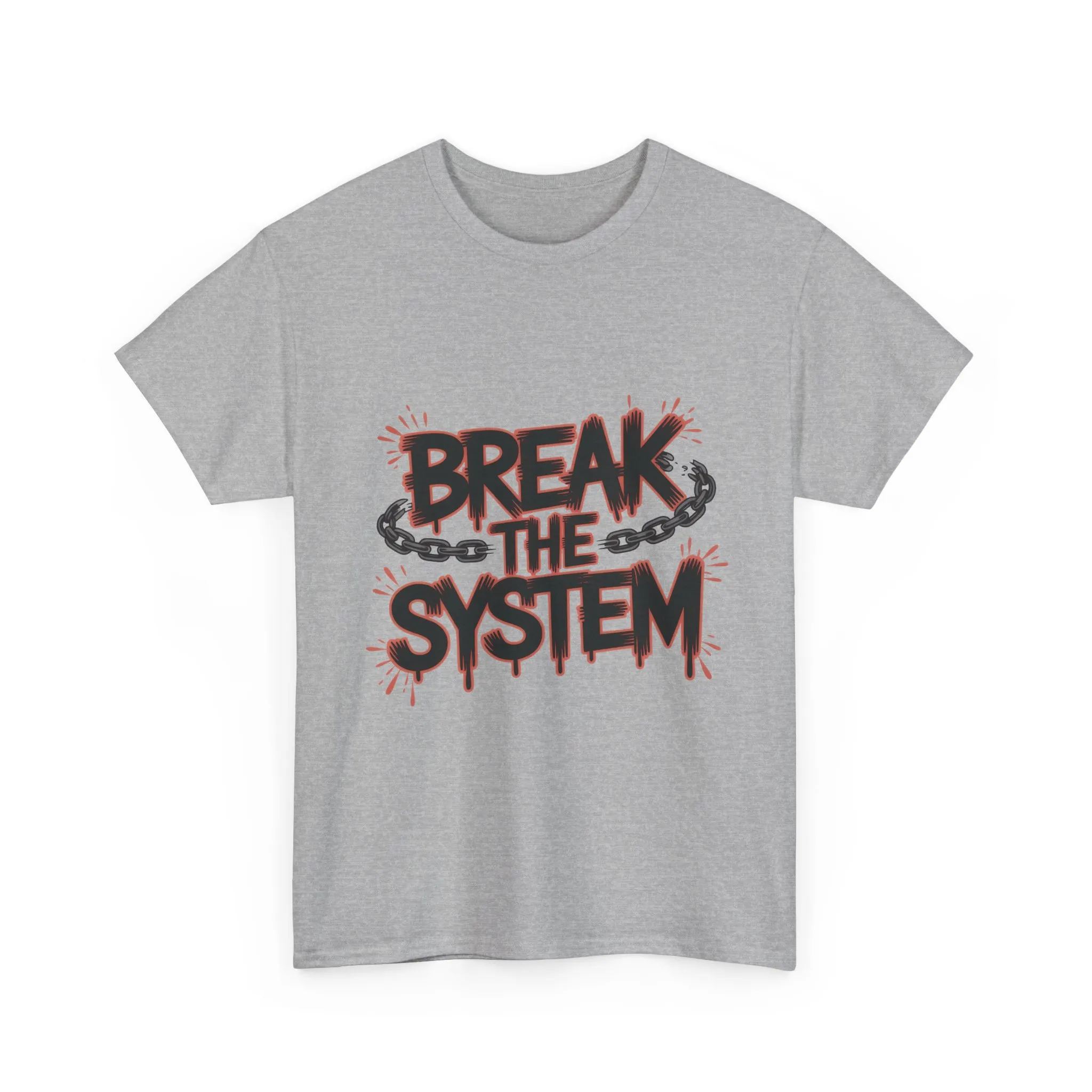 Men's Graphic Tee, Break the System Shirt, Streetwear Punk T-Shirt, Activist Gift for Him - Image 31