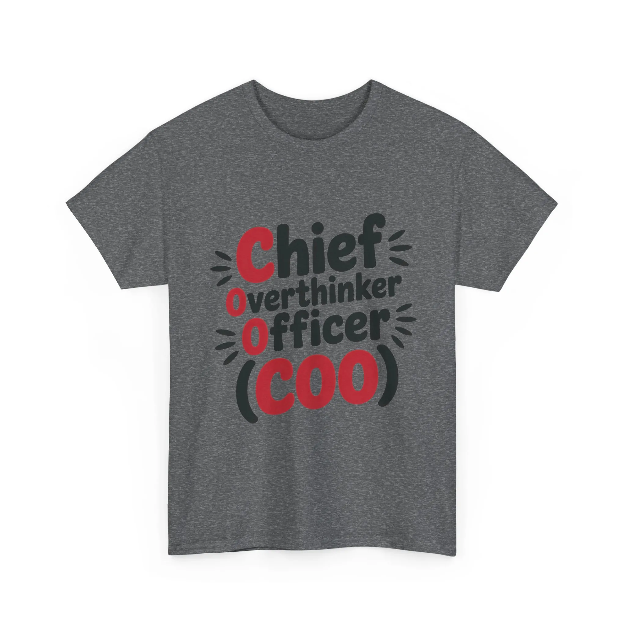 Women's COO T-Shirt, Chief Overthinker Officer Funny Graphic Tee, Sarcastic Work Shirt - Image 10