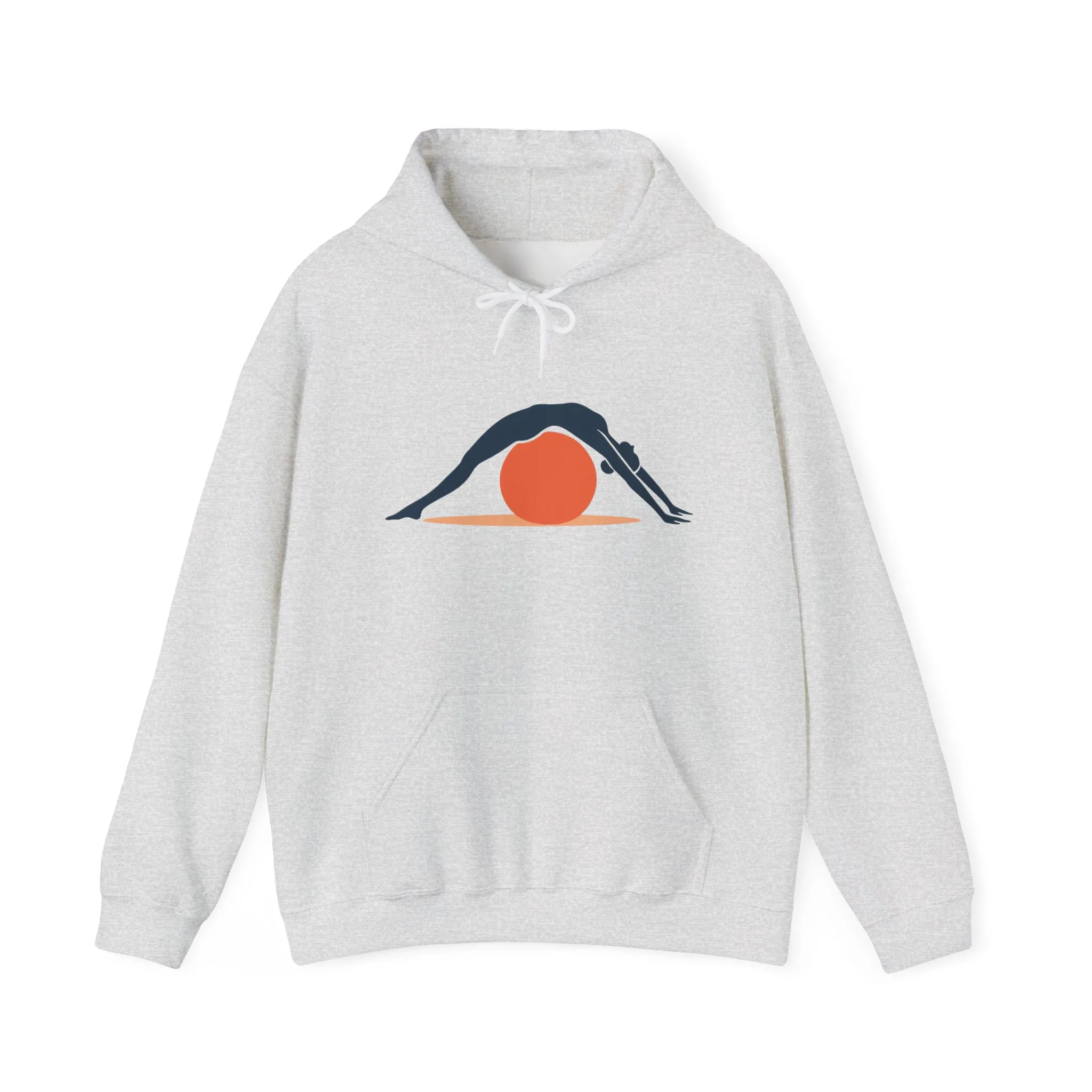 Womens Heavy Blend™ Hooded Sweatshirt, Womens Pilates Hoodie, Yoga Fitness Graphic Hooded Sweatshirt, Workout Activewear Top - Image 5