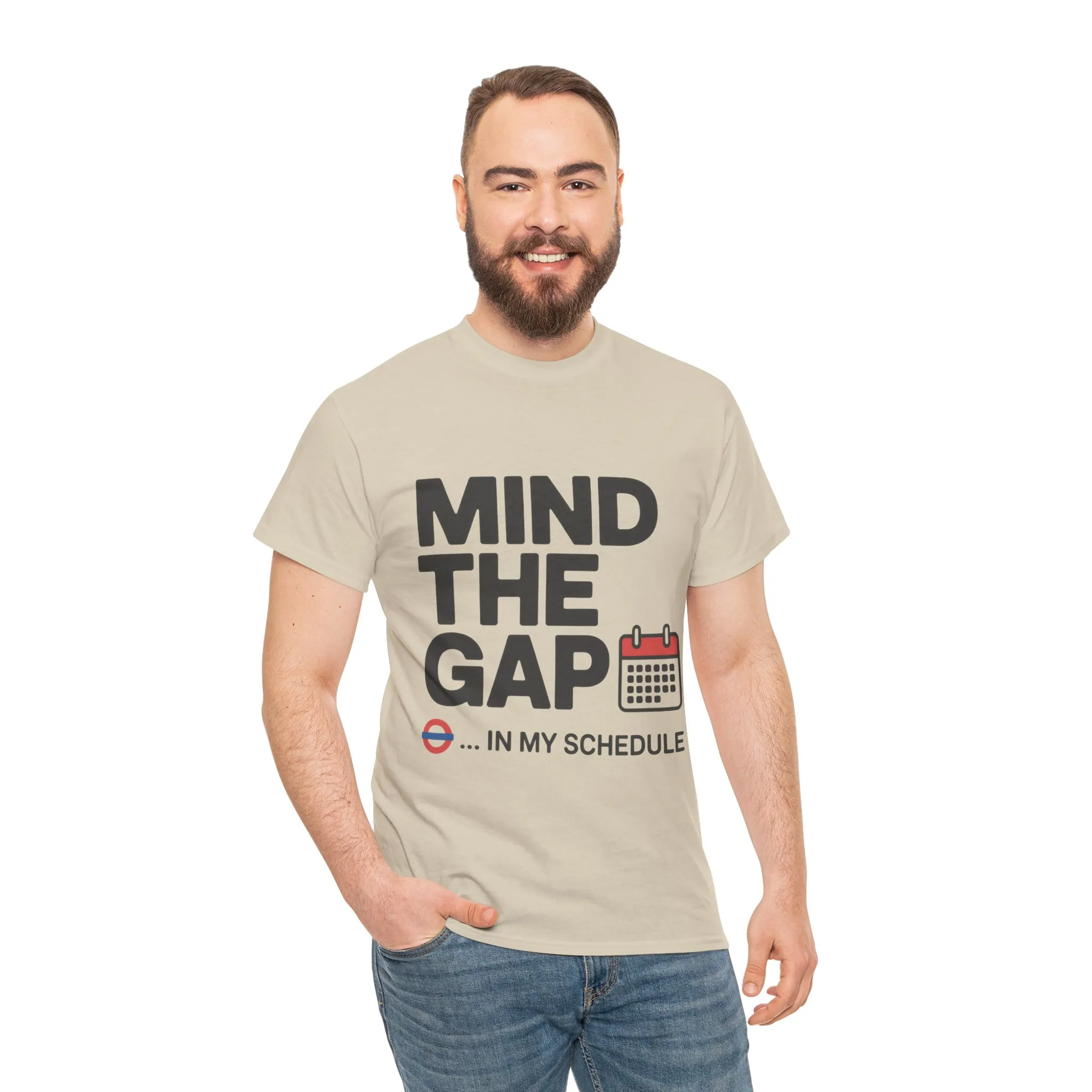 Funny Mind The Gap T-Shirt for Men, Office Humor Shirt - Image 5