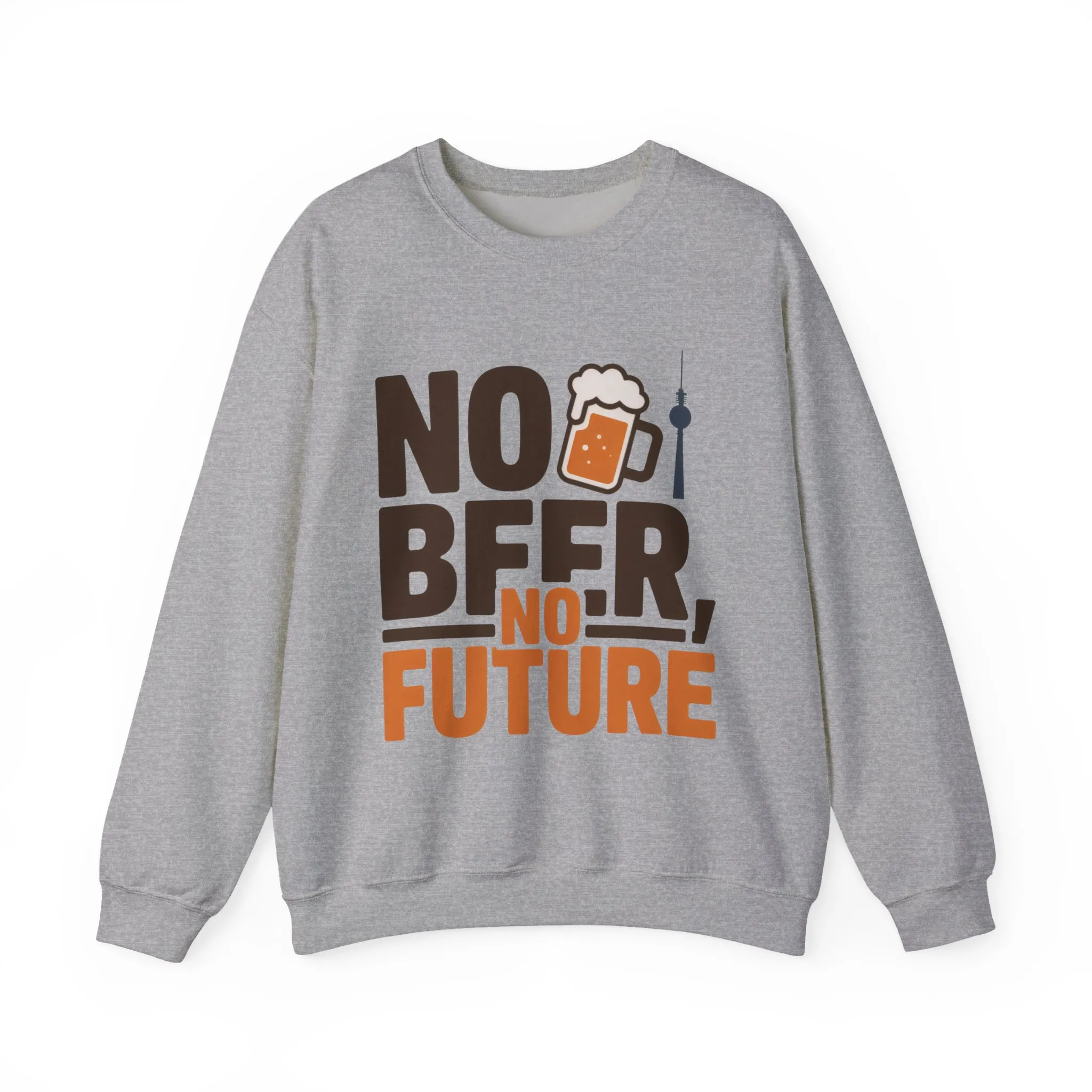 Mens Heavy Blend™ Crewneck Sweatshirt, No Beer No Future Funny Beer Mens Sweatshirt - Image 10