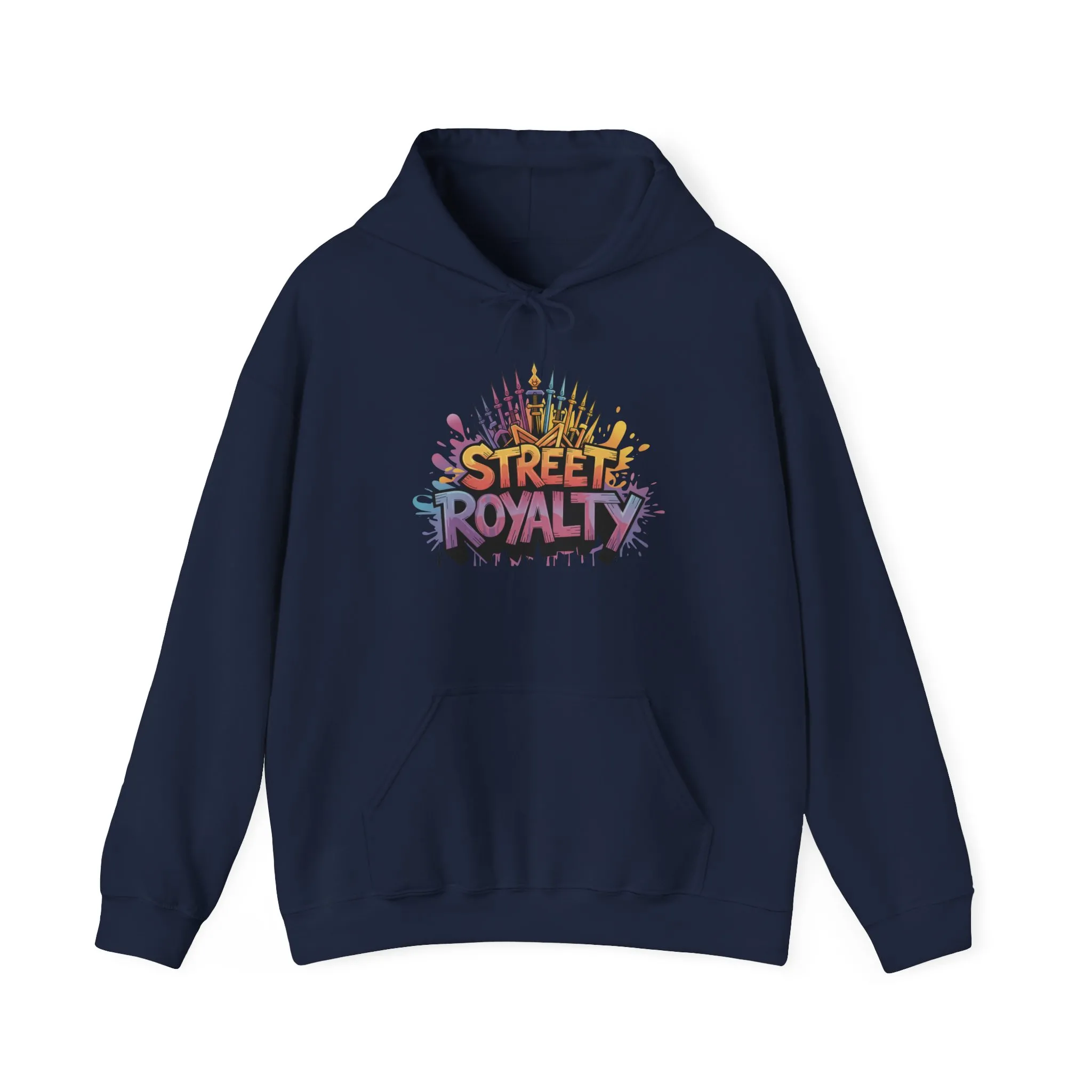 Street Royalty Women's Hoodie, Graffiti Crown Graphic Pullover, Urban Streetwear Sweatshirt for Girls - Image 23