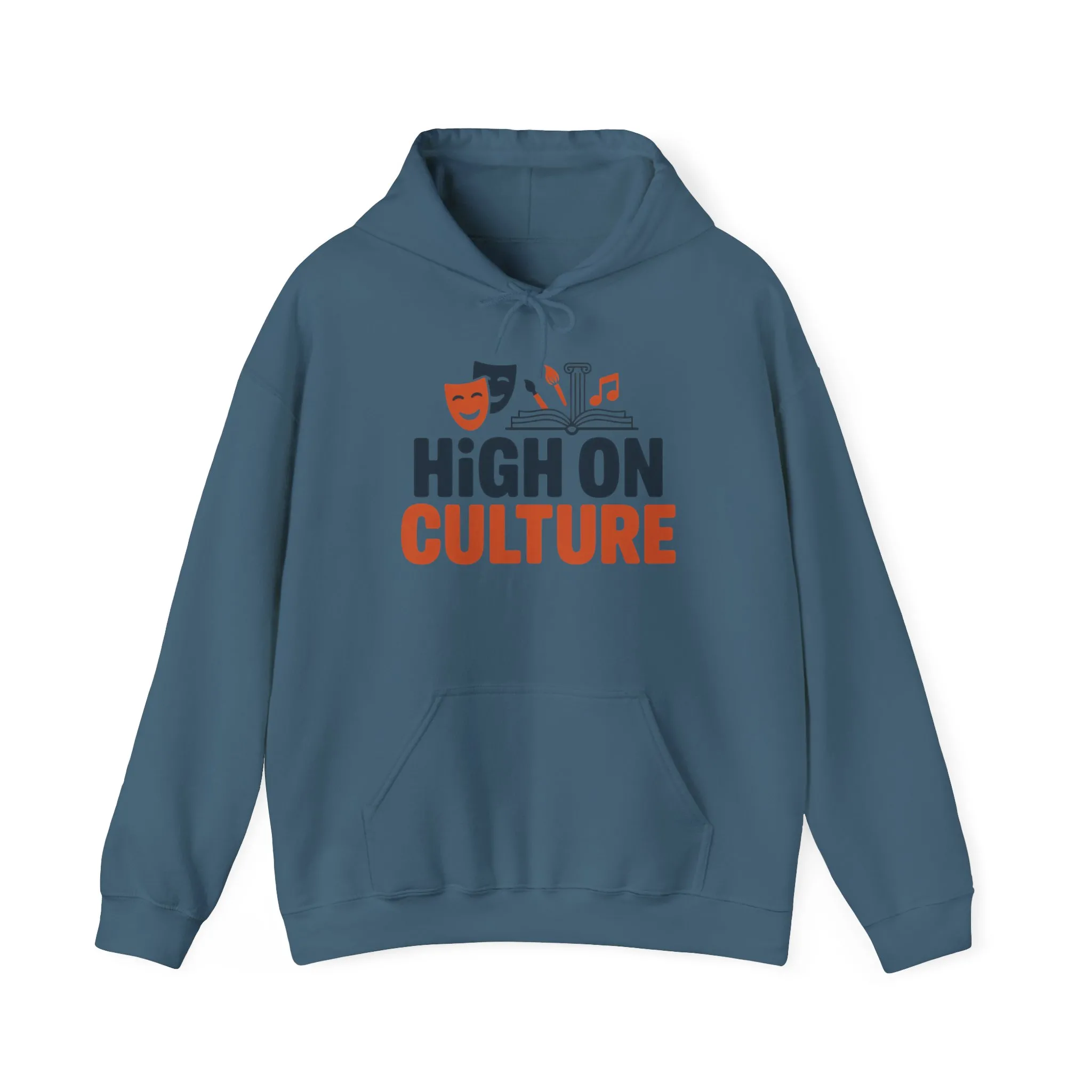 Mens Heavy Blend™ Hooded Sweatshirt, High on Culture Mens Hoodie, Funny Smart Graphic Hoodie - Image 25