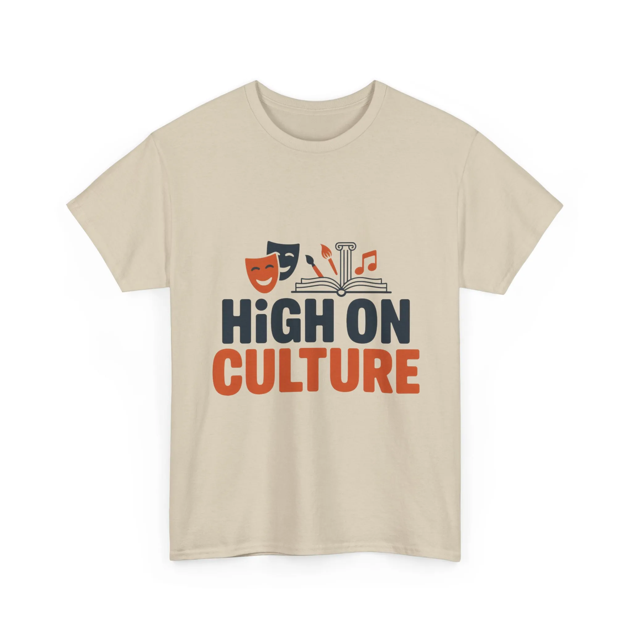 High on Culture Mens T-Shirt, Funny Cultural Graphic Tee, Art Humor - Image 7