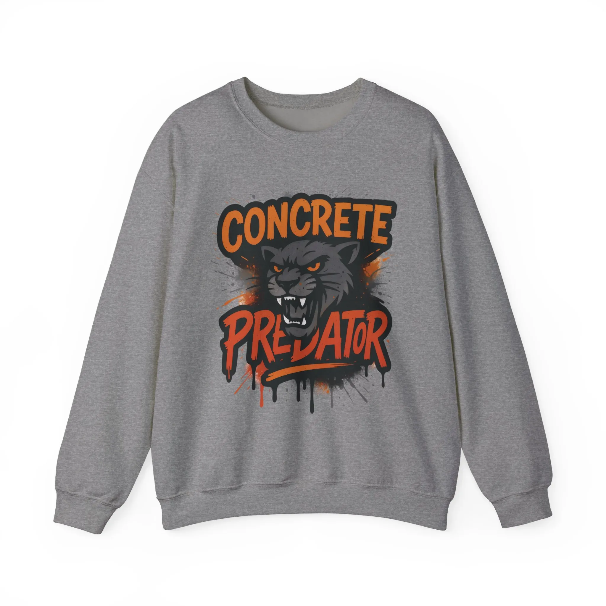 Mens Heavy Blend™ Crewneck Sweatshirt, Concrete Predator Mens Panther Crewneck Sweatshirt - Image 16