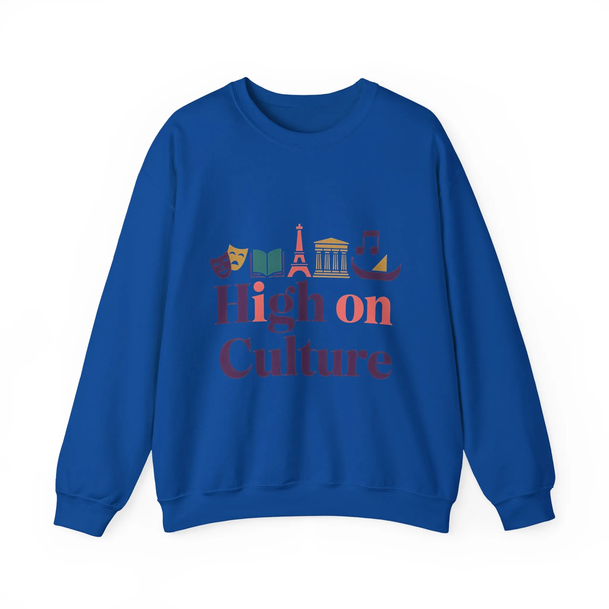 Womens Heavy Blend™ Crewneck Sweatshirt, High on Culture Womens Sweatshirt, Stylish Cultural Graphic Top - Image 19