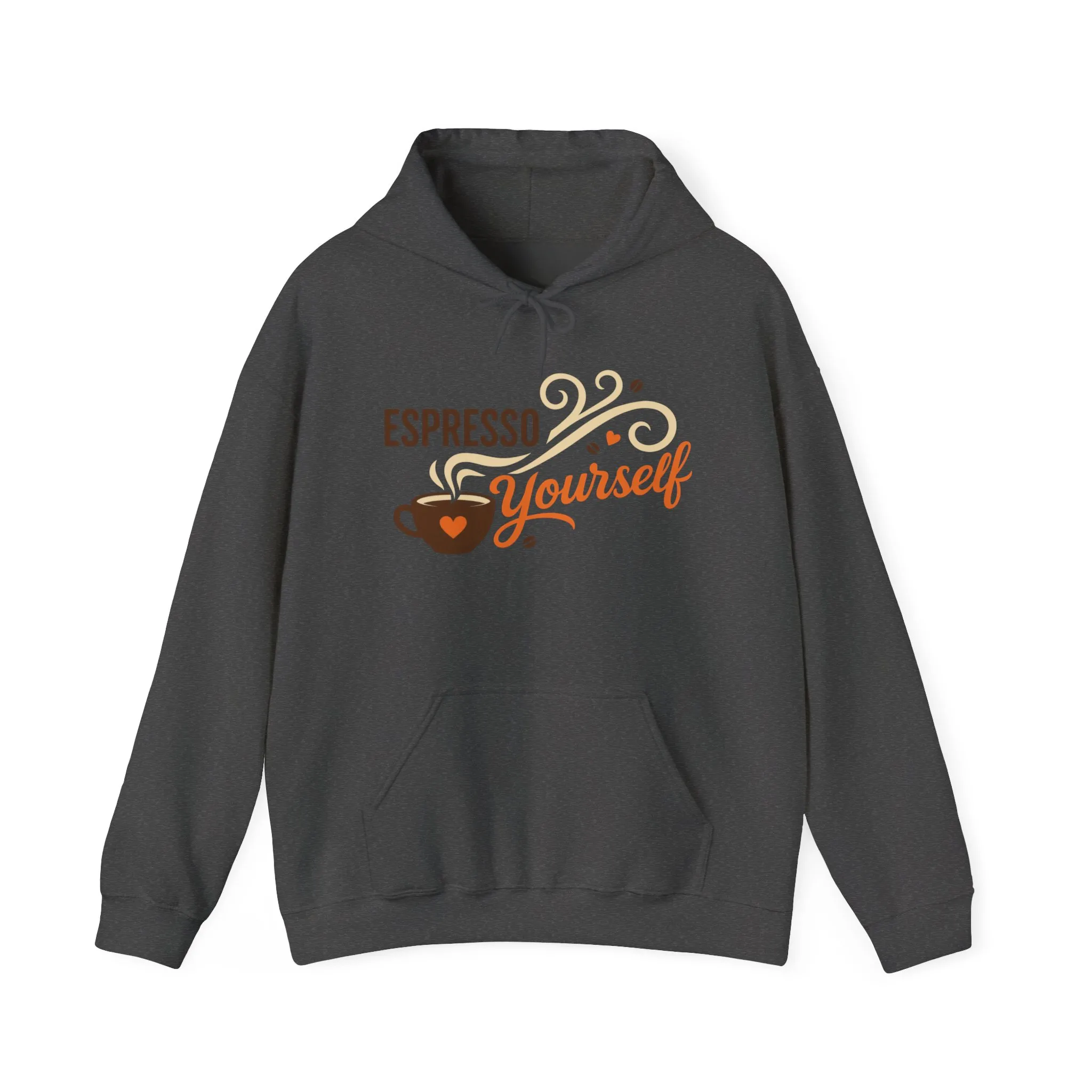 Espresso Yourself Coffee Hoodie, Funny Womens Barista Gift, Cozy Cafe Sweatshirt - Image 9