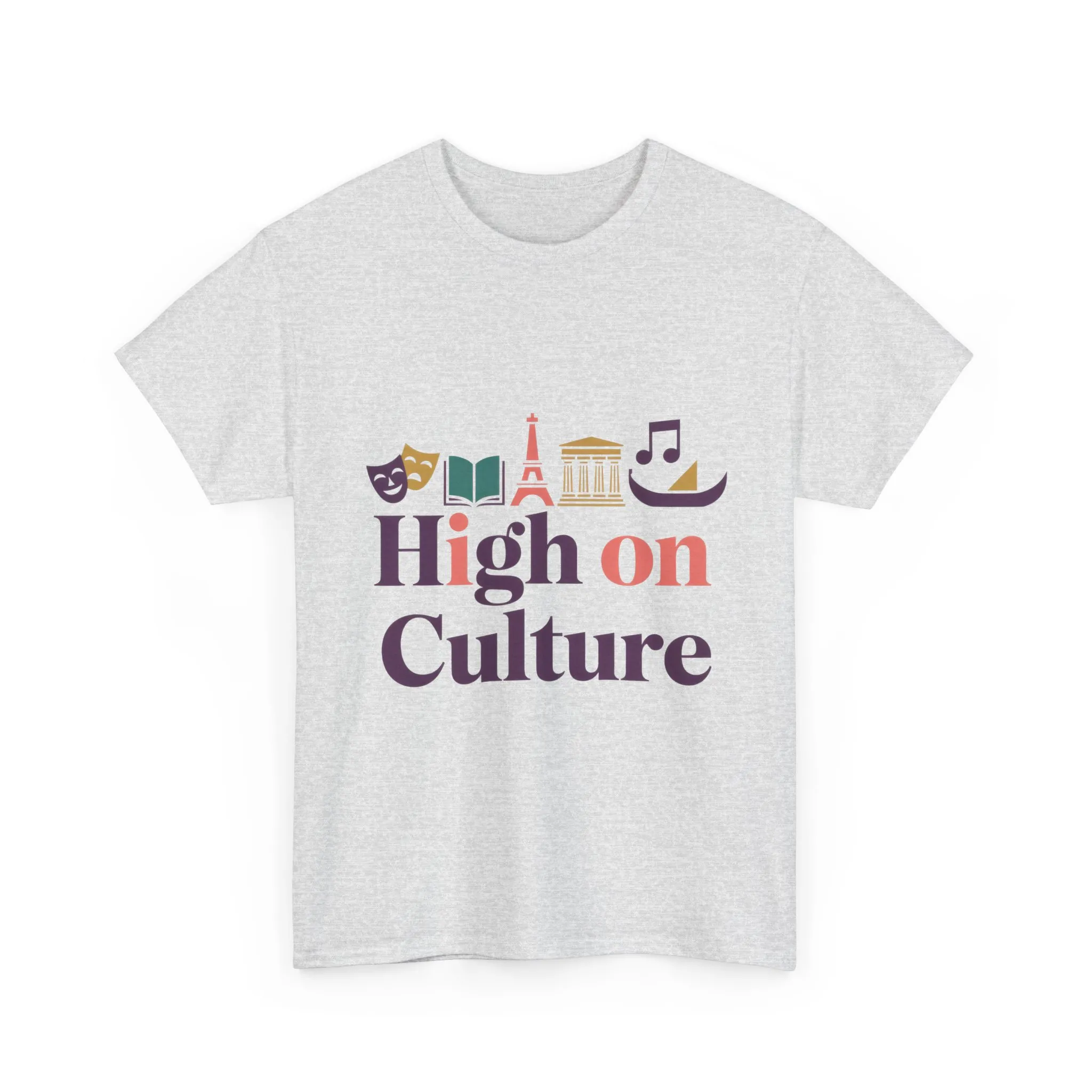 High on Culture Womens T-Shirt, Feminine Artistic Graphic Tee, Art Fashion - Image 4