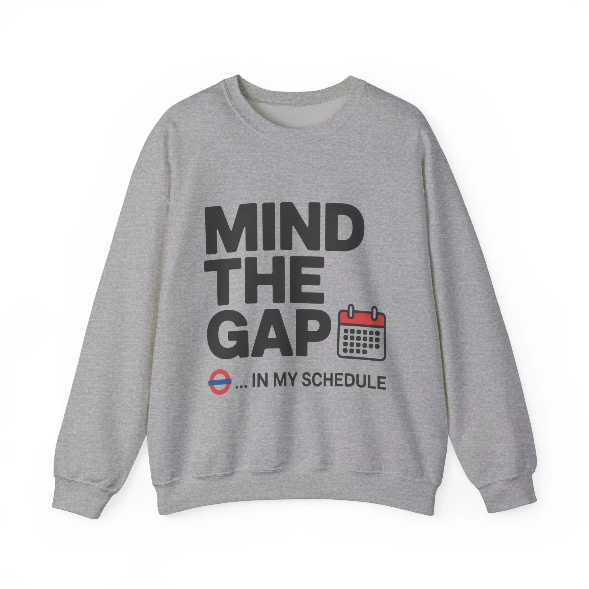Funny Men's Sweatshirt, Mind The Gap Office Humor Graphic Pullover - Image 7